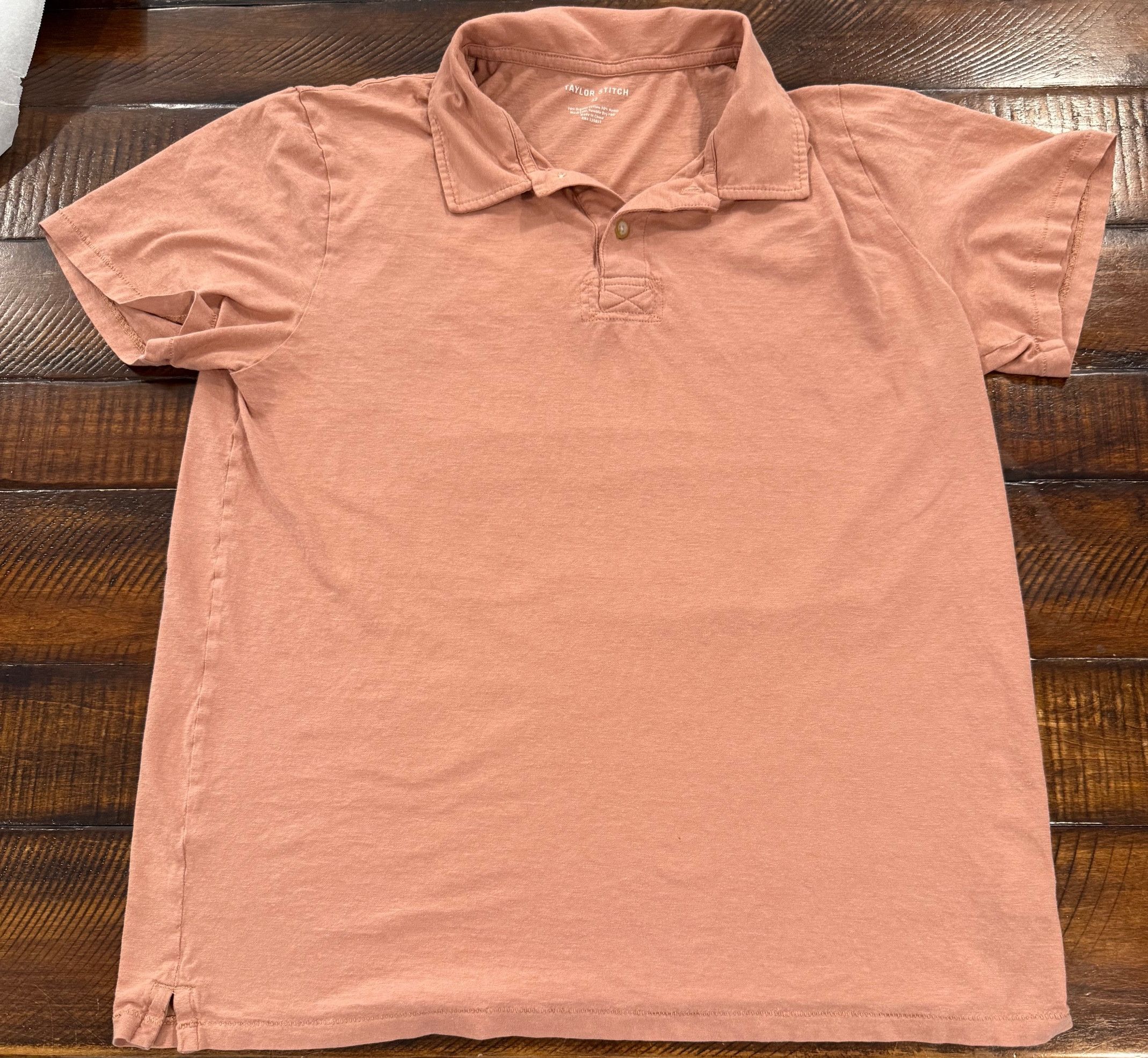 Taylor Stitch Cotton Hemp Polo in Dried Acorn Size US L / EU 52-54 / 3 - 1 Thumbnail