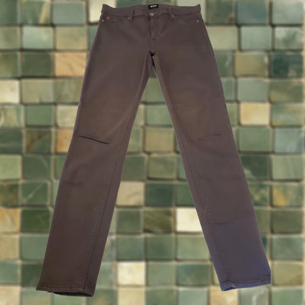 Hudson Hudson Nico Super Skinny Pants Womens Sz 31 Midrise Gray Stretch Pants Size 28" / US 6 / IT 42 - 1 Thumbnail