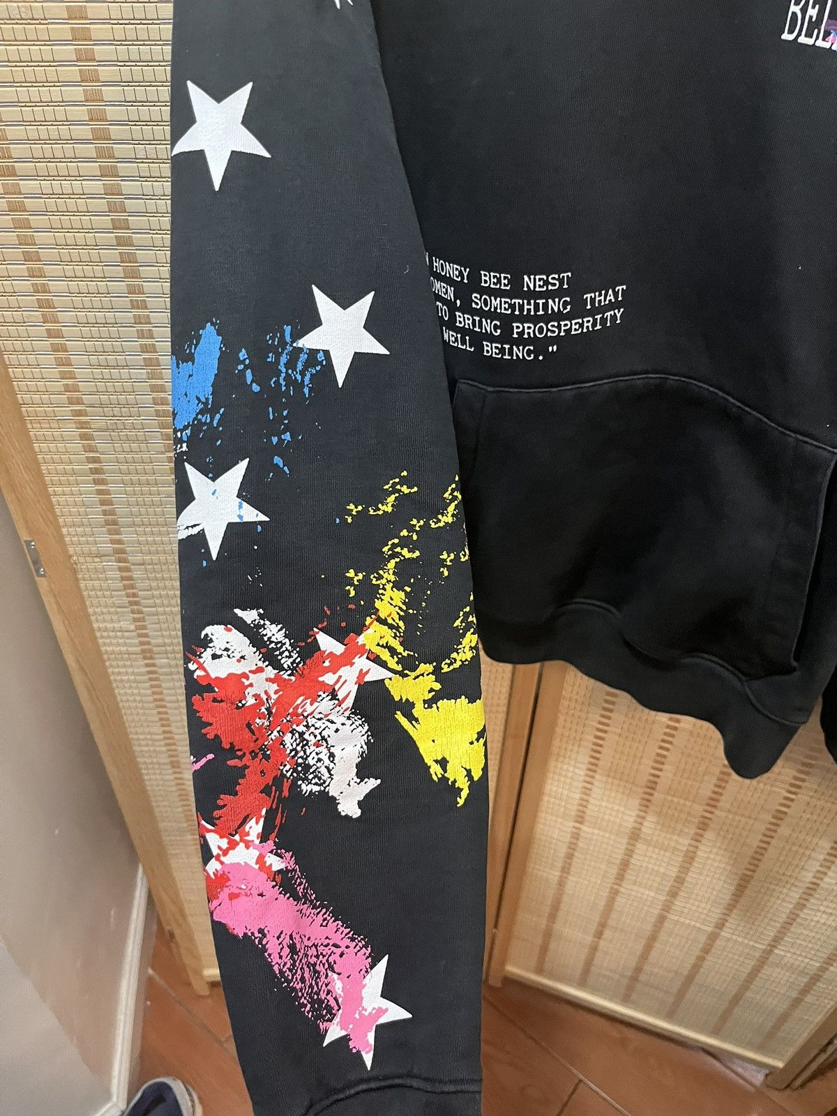 Vintage Beliare Verrazono Hoodie paint splatter Size US M / EU 48-50 / 2 - 3 Thumbnail