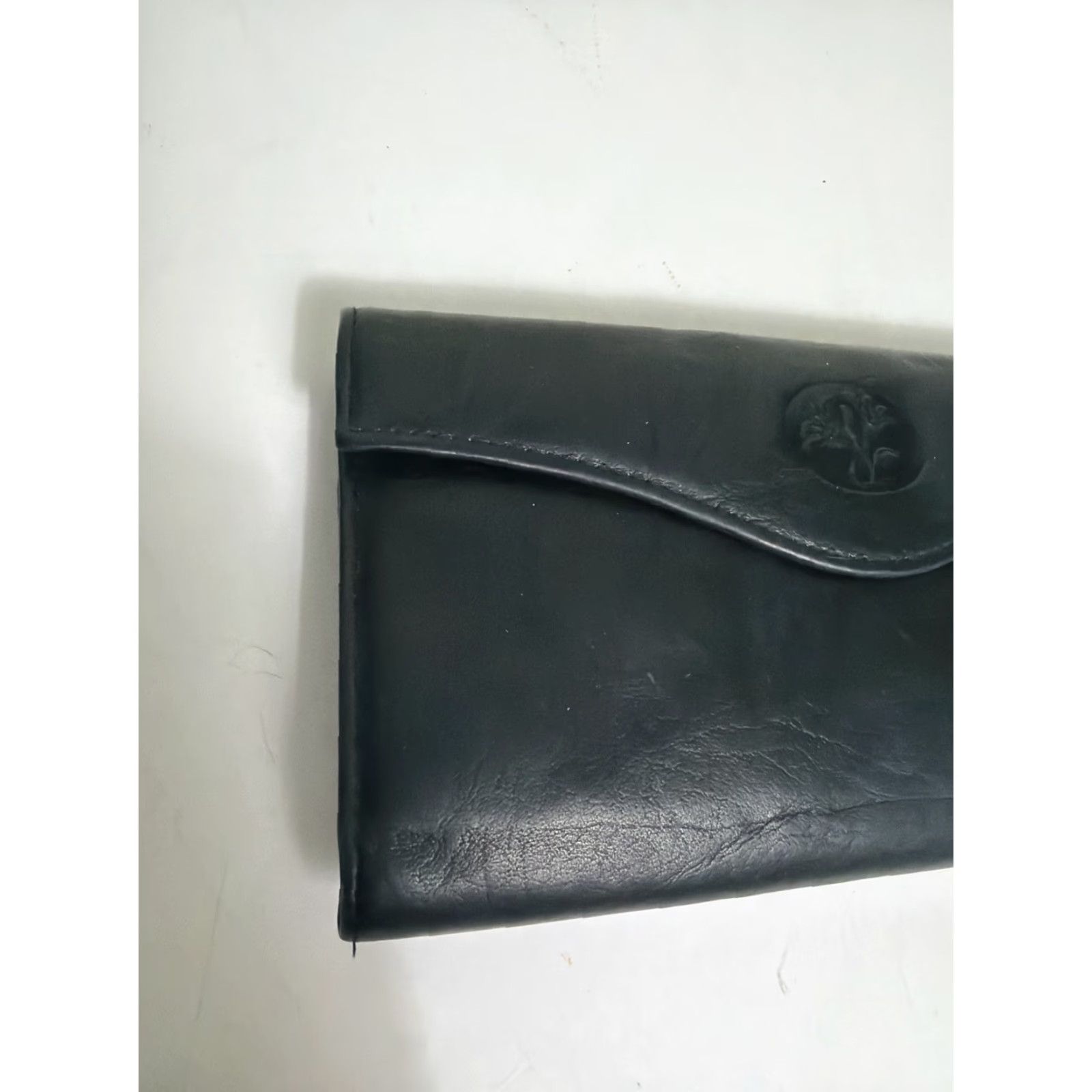 Vintage VINTAGE Buxton Leather wallet Black 7x4 With Coin Purse On Back Size ONE SIZE - 2 Thumbnail