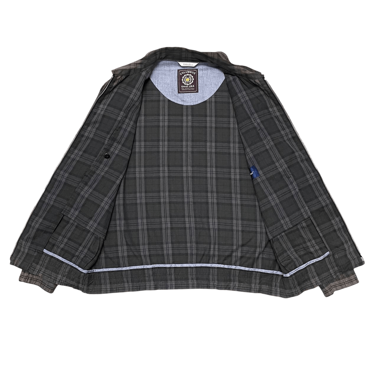 Golden Bear Vintage Golden Bear Columbus Plaid Zipper Jacket Size US L / EU 52-54 / 3 - 5 Thumbnail