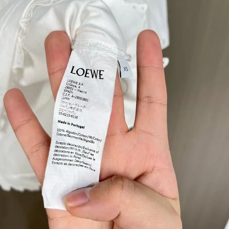 Loewe LOEWE Embroidered Logo short sleeves Size XS / US 0-2 / IT 36-38 - 6 Thumbnail