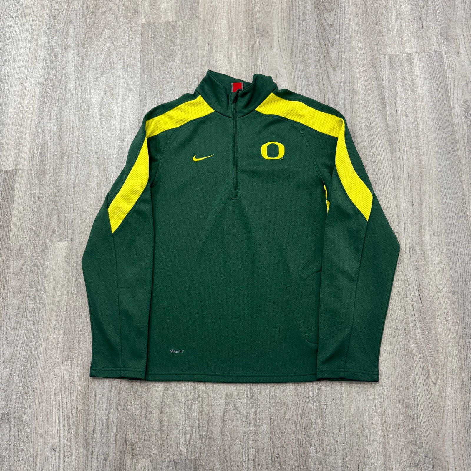 Nike Vintage Nike Oregon Ducks 1/4 Zip Pullover Men's Small Size US S / EU 44-46 / 1 - 1 Thumbnail