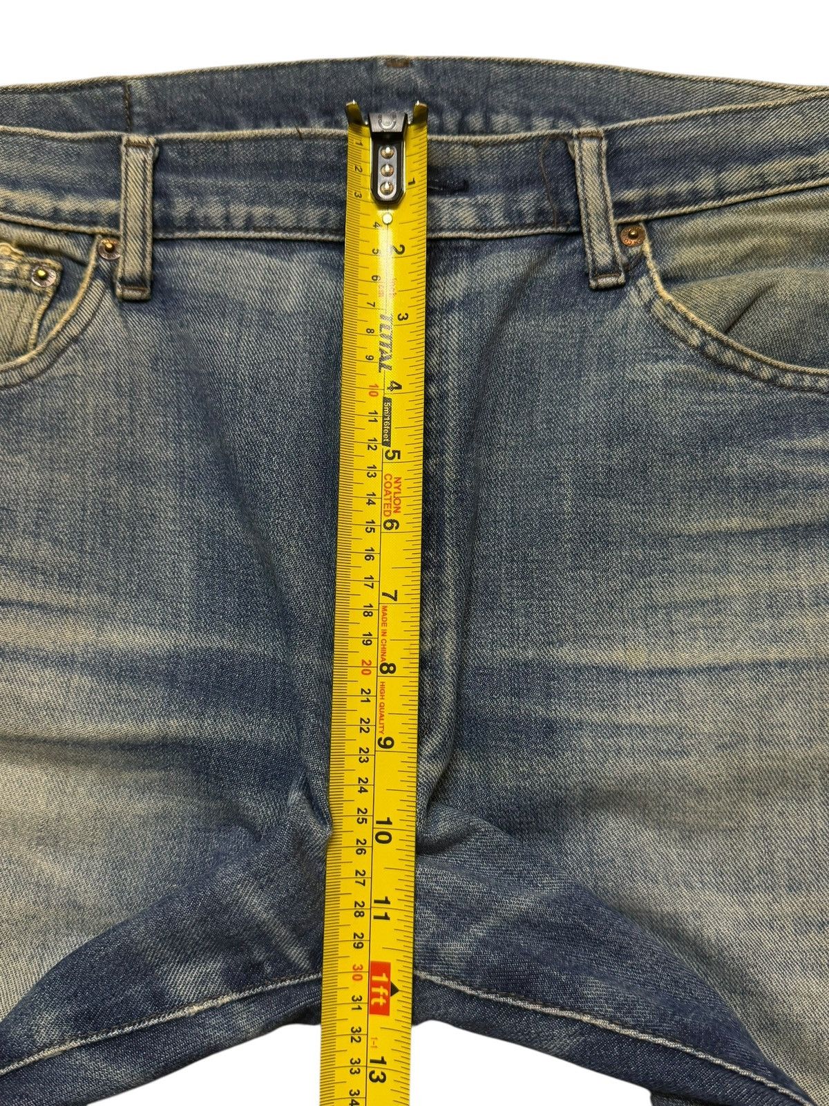 Kapital Vintage Y2K Japanese Brand Faded Blue Distressed Straight Size US 34 / EU 50 - 12 Thumbnail