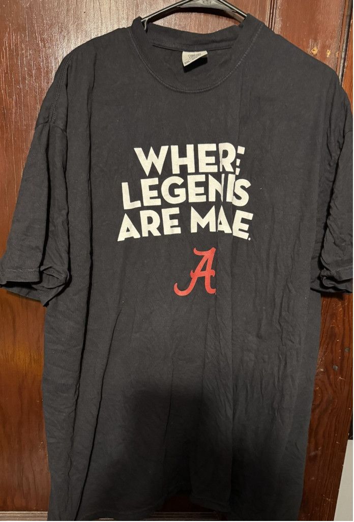 Comfort Colors Alabama Crimson Tide T-Shirt Black Men Sz 2XL Size US XXL / EU 58 / 5 - 1 Thumbnail
