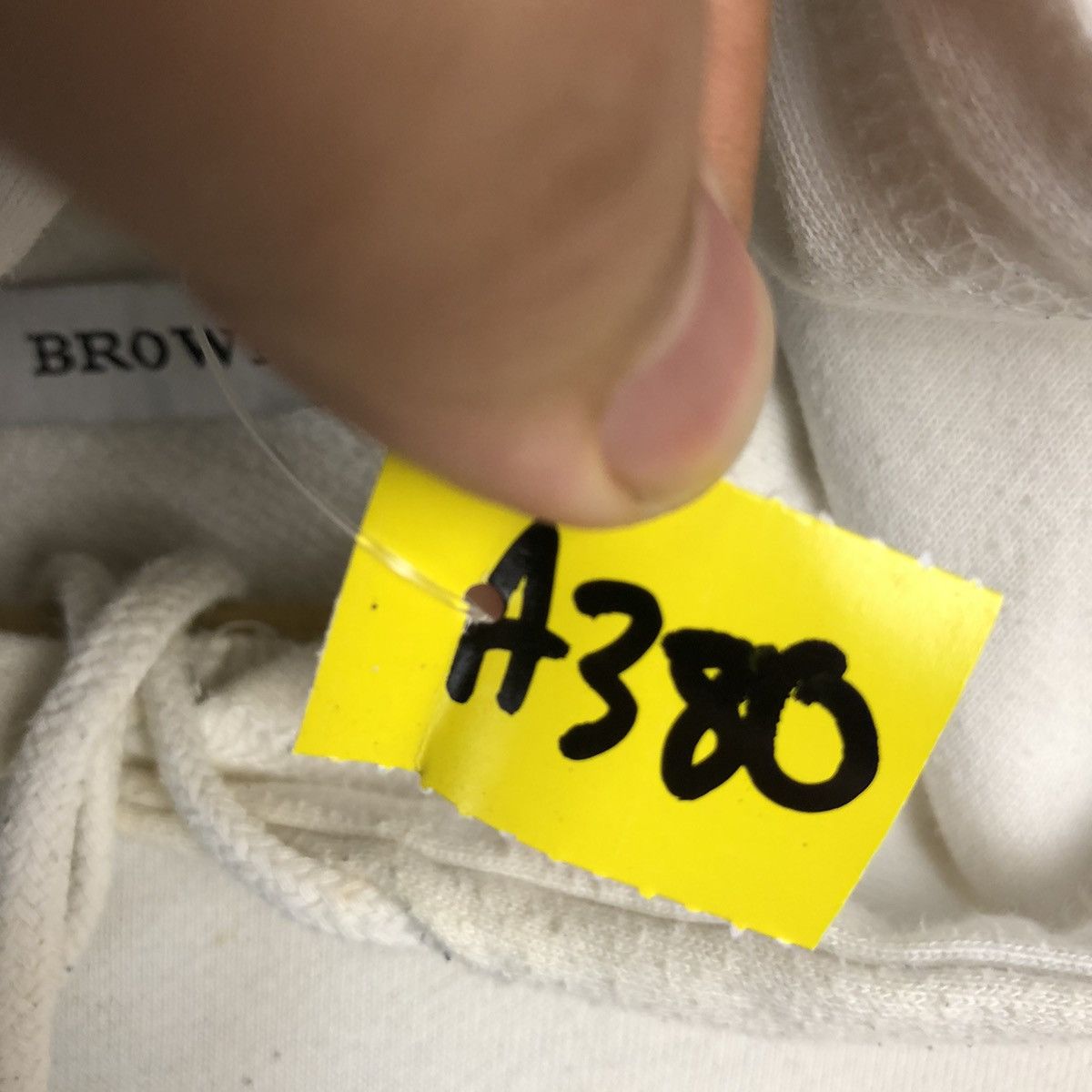Japanese Brand Browny USA White Hoddie #A380 Size US M / EU 48-50 / 2 - 9 Thumbnail
