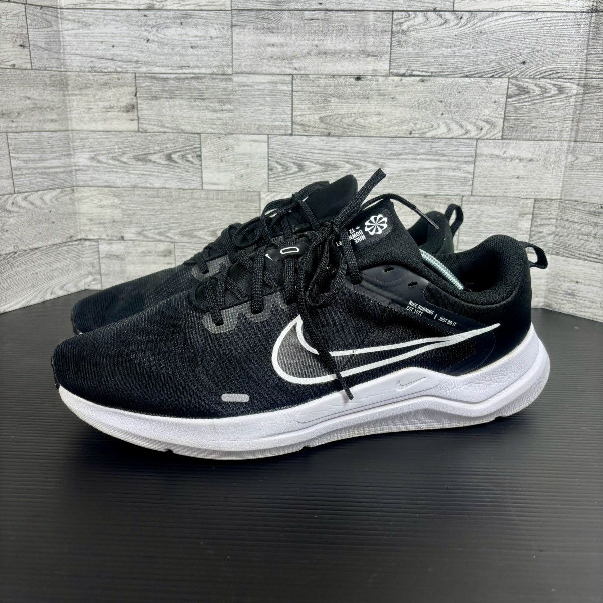 Nike Nike Downshifter Sz 13Black/White/Dark Smoke Grey Men's 12 Size US 13 / EU 46 - 1 Thumbnail