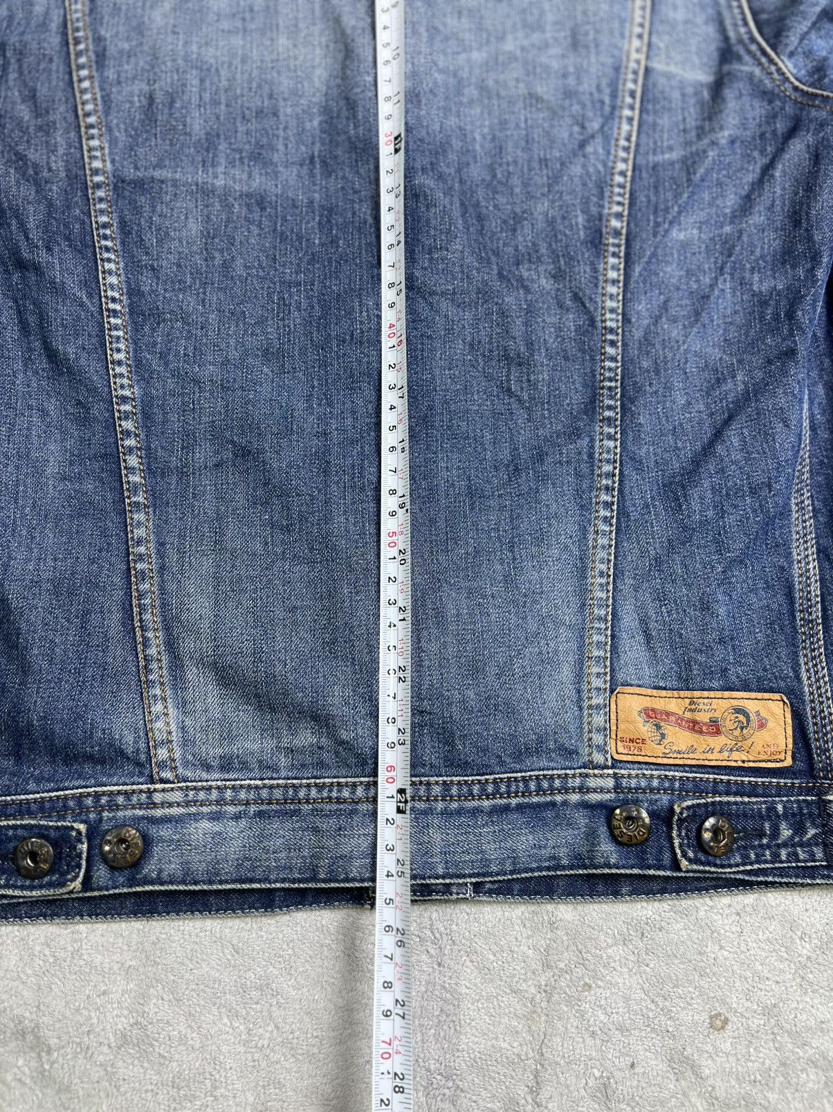 Diesel Vintage Diesel Industry Denim Jacket Distressed Wash Trucker Size US M / EU 48-50 / 2 - 14 Thumbnail