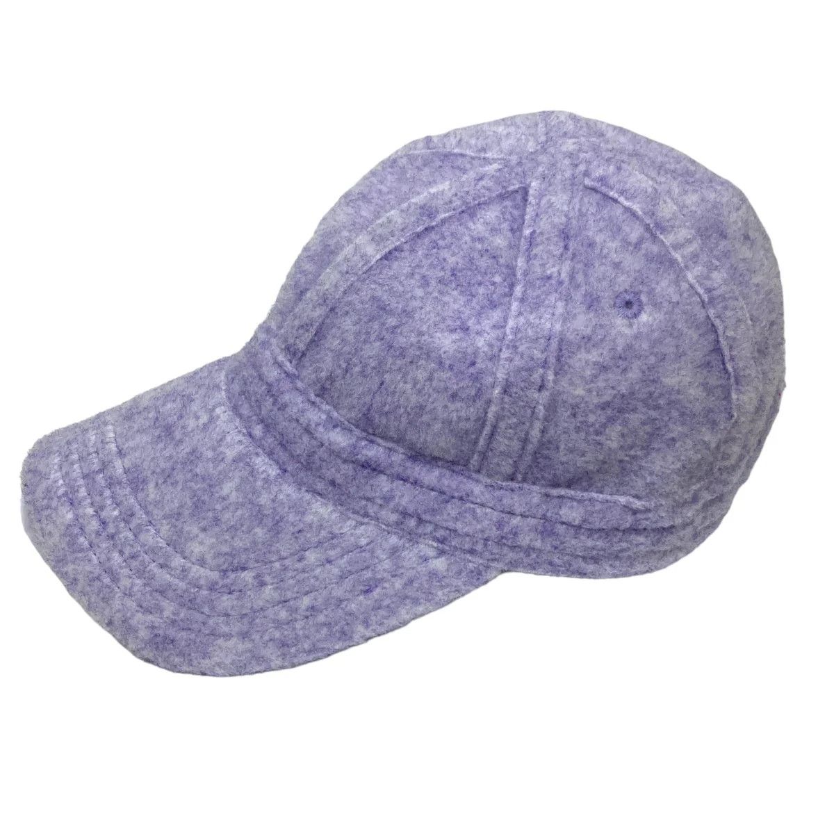 Jacquemus Lavender Fleece Cap Size ONE SIZE - 2 Thumbnail