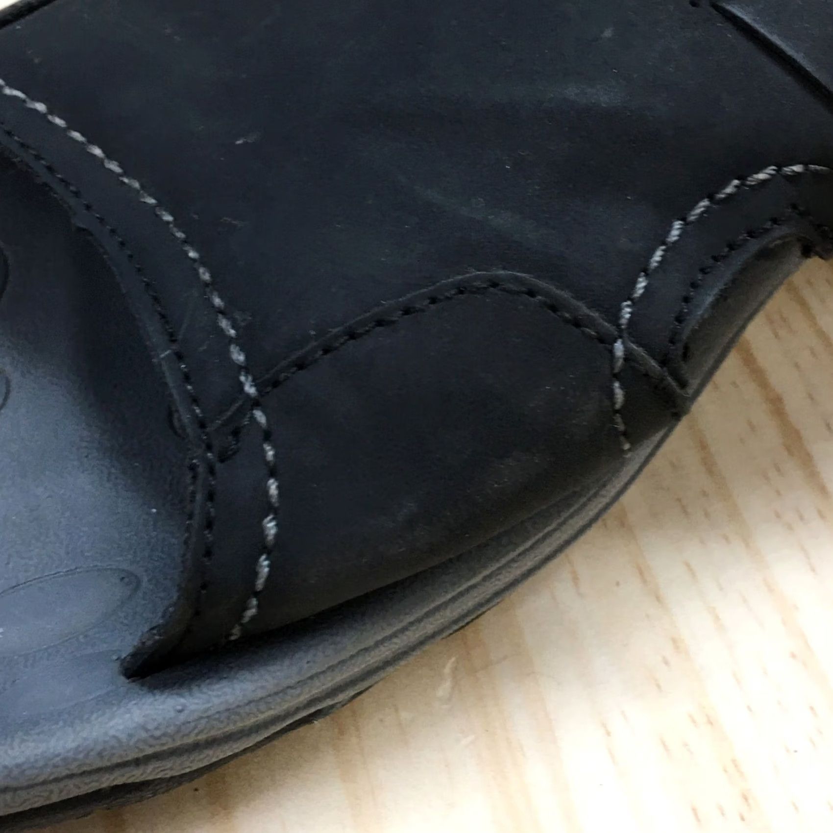 Rockport Rockport Sandals Womens 11 Hayes Slide Black Faux Leather Slip On Comfort Flats Size US 11 / IT 41 - 5 Thumbnail