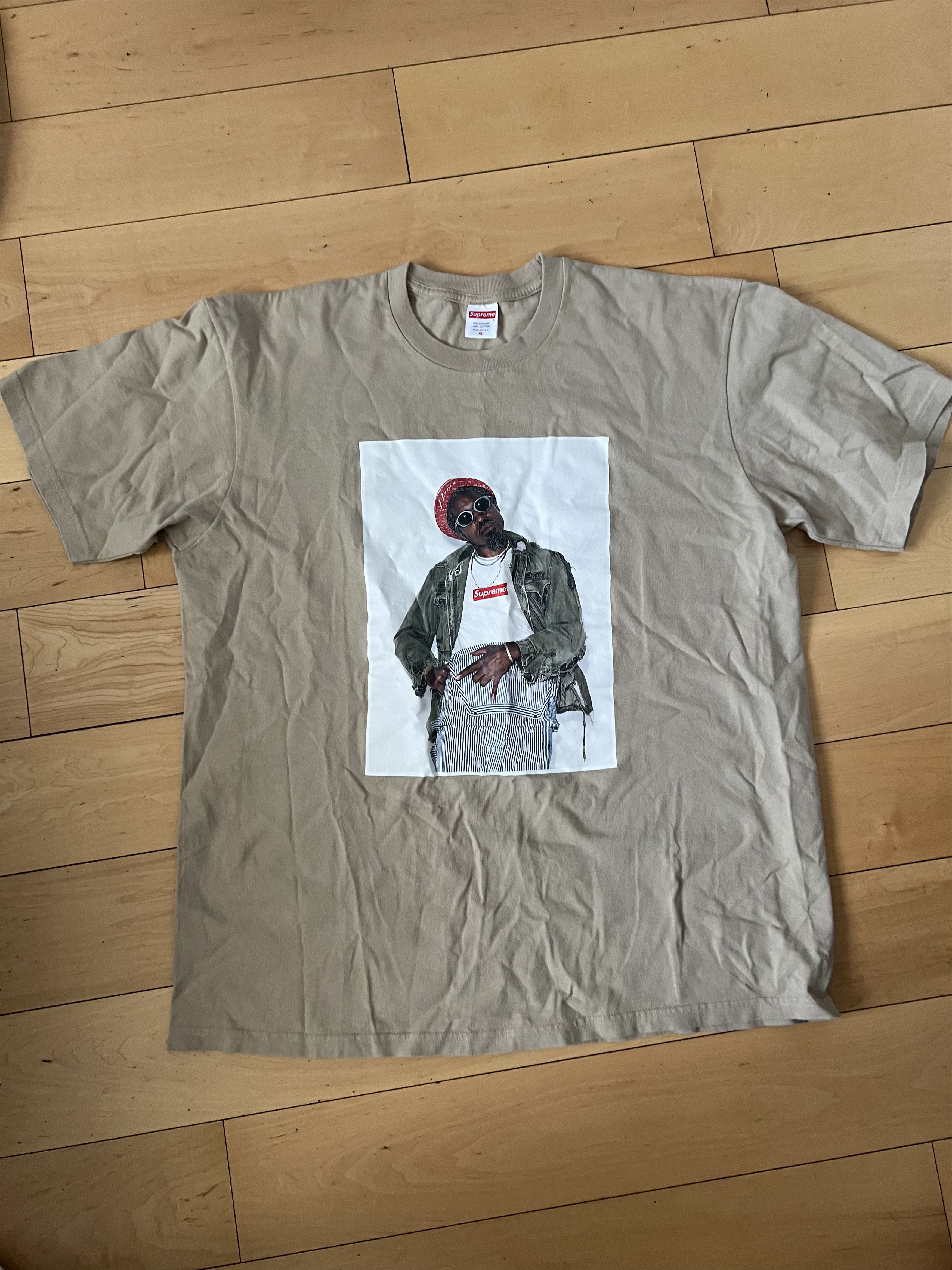 USED シュプリーム　アンドレ3000 Tシャツ　白 Supreme Andre 3000 T Shirt | Grailed