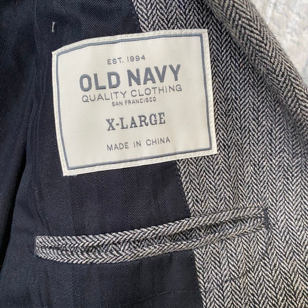 Old Navy Old Navy men X-Large wool blend 2 button blazer inner and ou Size 48R - 11 Thumbnail