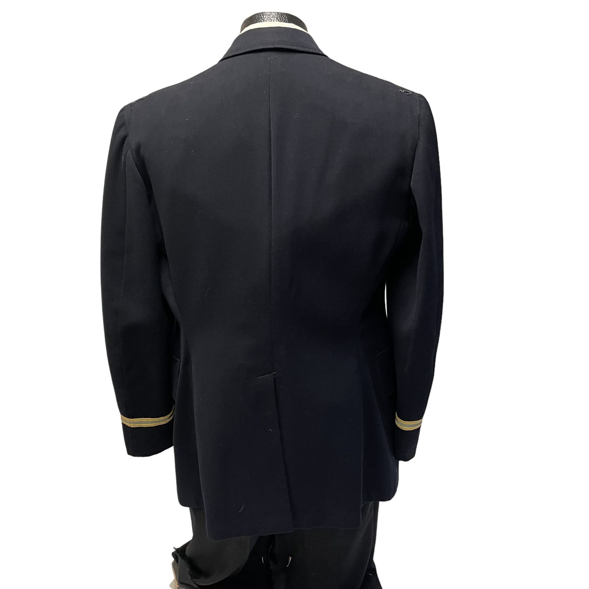 Other Vtg Korean War Era Blue GABARDINE USN Navy Officer Jacket Size 42R - 3 Thumbnail