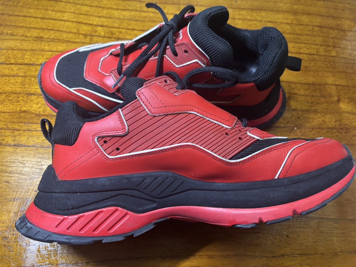Berluti Berluti Leather Sneaker in Red Size US 9.5 / EU 42-43 - 4 Thumbnail