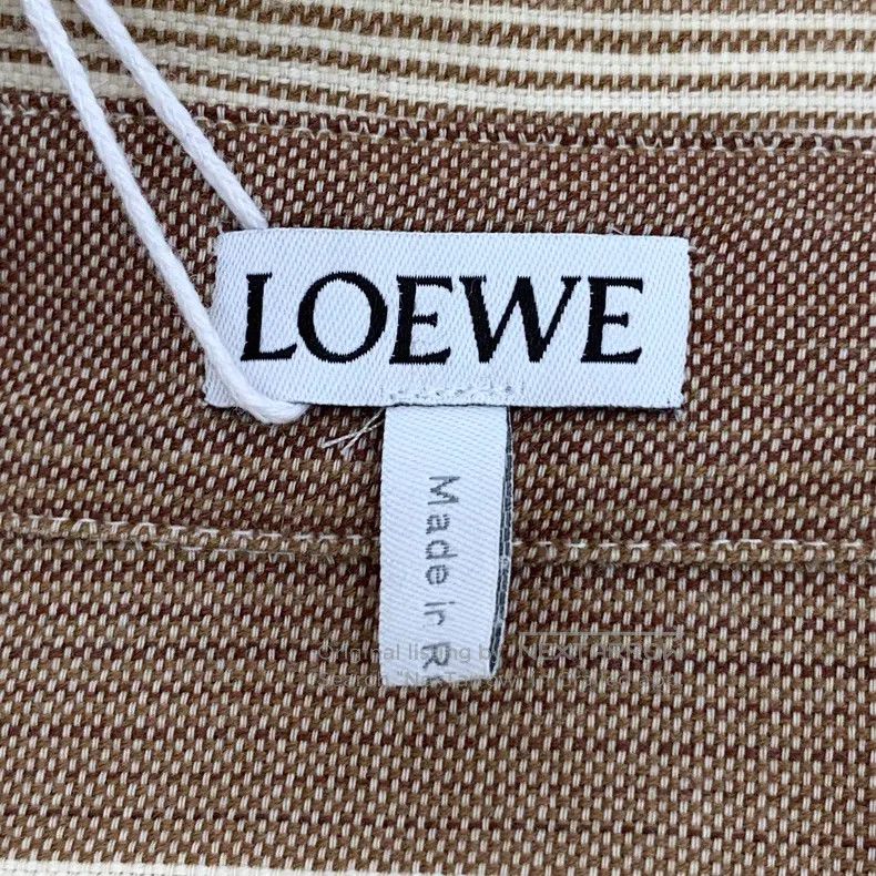 Loewe Loewe Color-Blocked Striped Logo Embroidered Wool Notched Size XS / US 0-2 / IT 36-38 - 6 Thumbnail