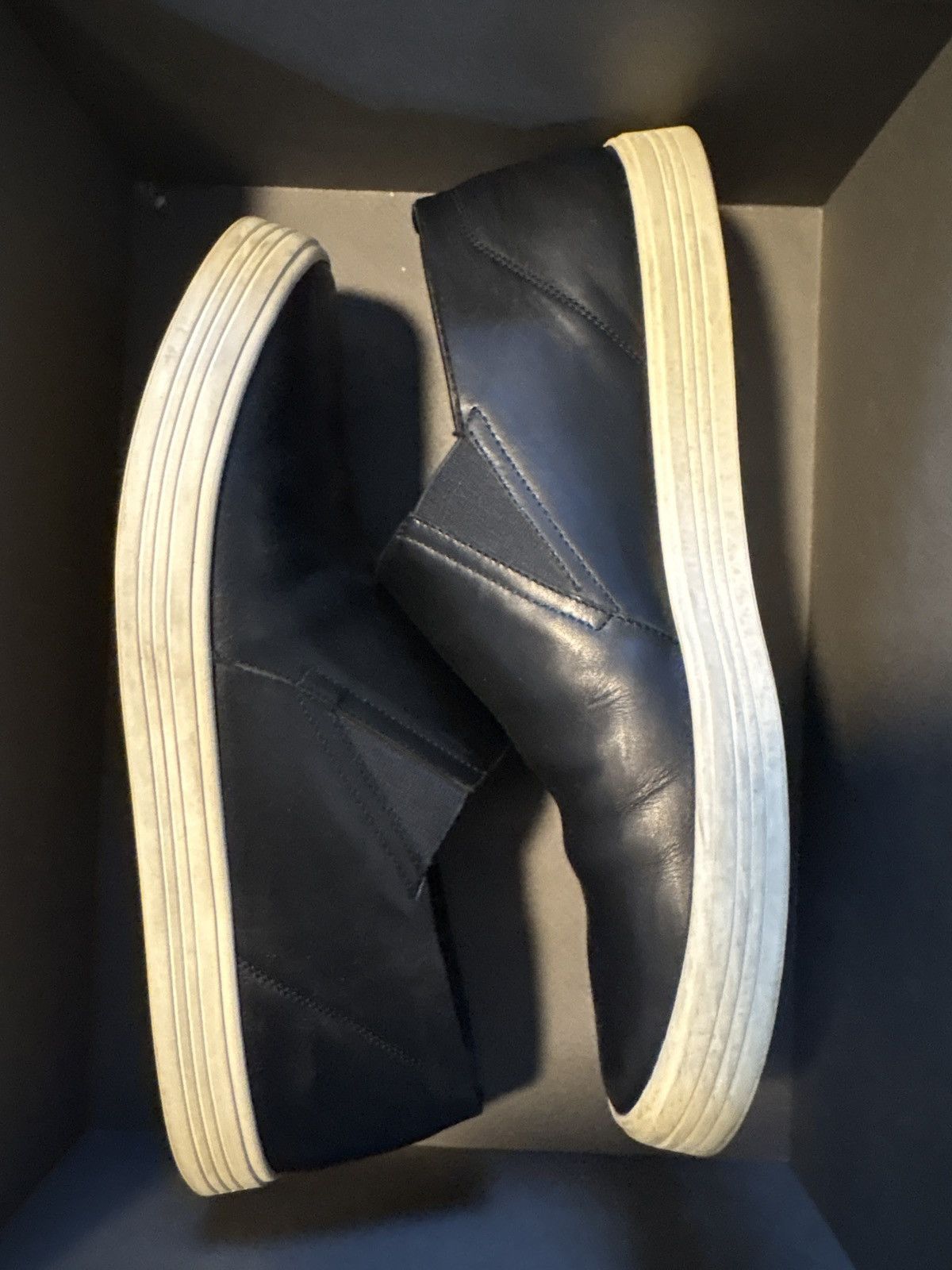 Rick Owens Rick Owens leather Slip on boat Shoes Size US 9 / EU 42 - 4 Thumbnail