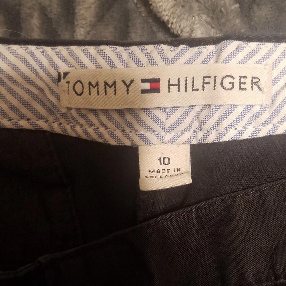 Tommy Hilfiger Tommy Hilfiger Black Pants Size 10 Size 32" / US 10 / IT 46 - 4 Thumbnail