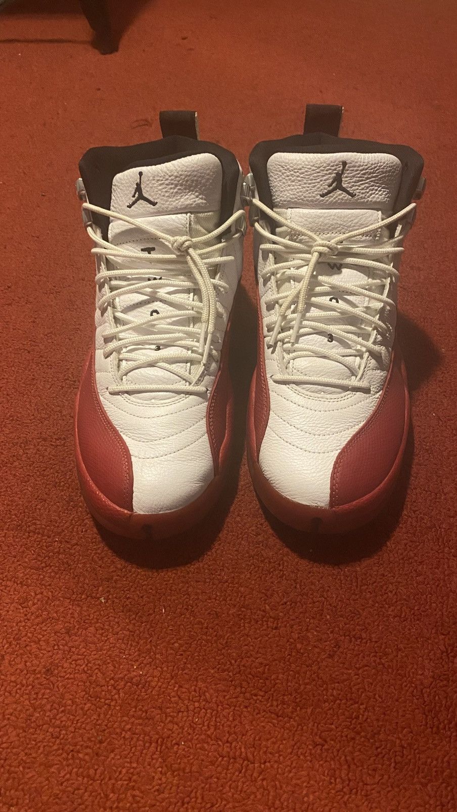 Jordan Brand Jordan 12 Red Size US 12 / EU 45 - 4 Thumbnail