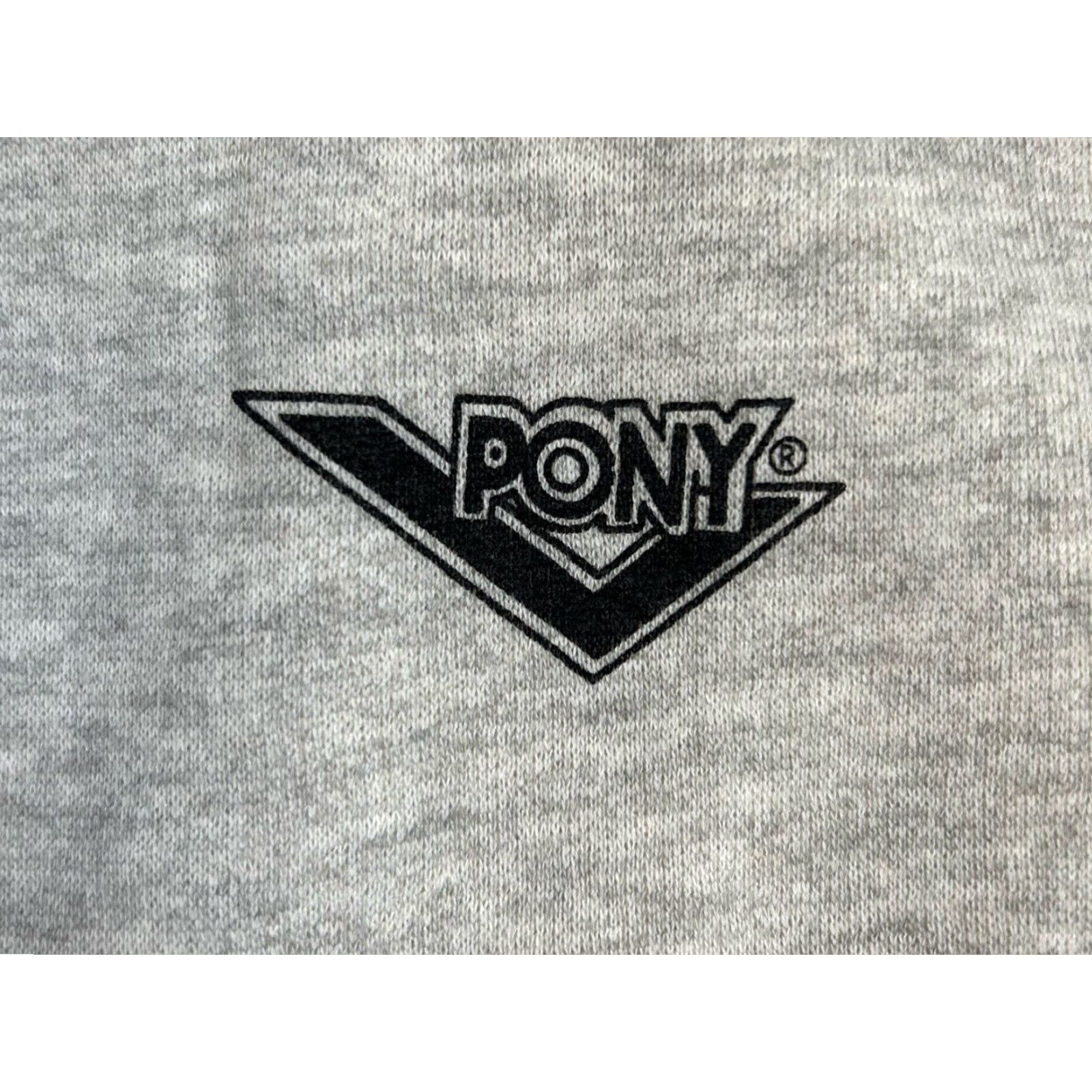 PONY VINTAGE PONY Sweatshirt Crew Neck Mens 3XL Gray 1990s Deadstock NWT 90s Long Sleeve Pullover Size US XXL / EU 58 / 5 - 5 Thumbnail