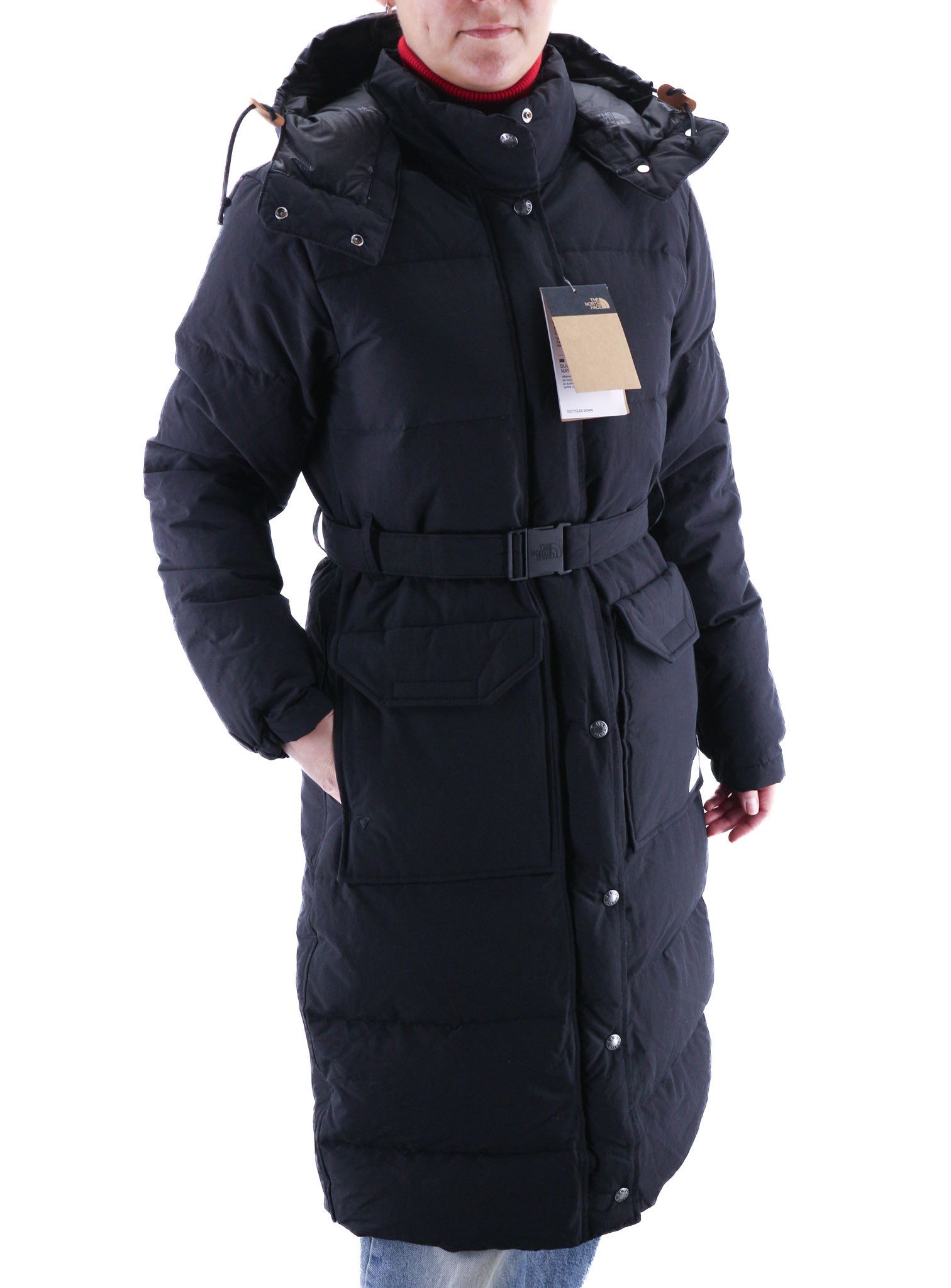 The North Face SIERRA LONG DOWN PARKA XS 600 Hooded Lined Jacket 79692 Size XS / US 0-2 / IT 36-38 - 1 Thumbnail