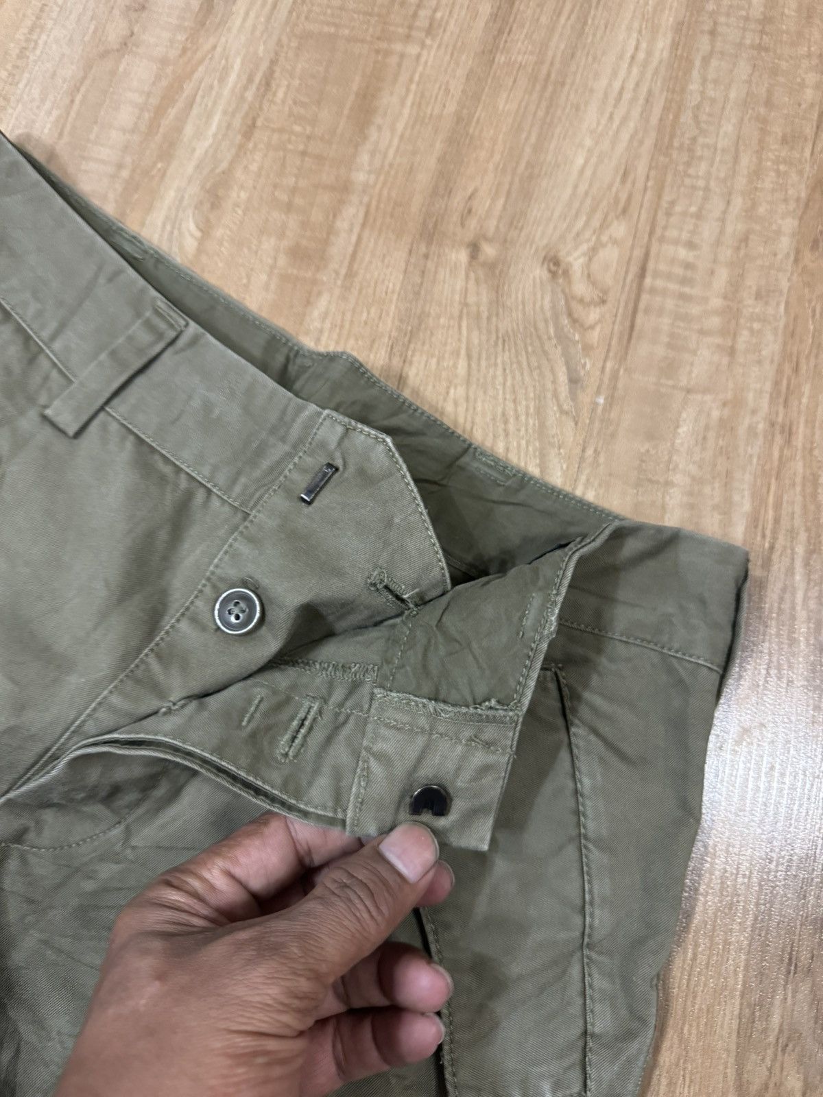 Japanese Brand RAWTUS ZIPPER LEG ARMY PANTS Size 29" - 3 Thumbnail