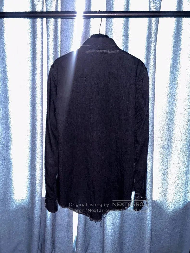 Hedi Slimane Saint Laurent Black Denim Shirt Jacket. Size US M / EU 48-50 / 2 - 2 Thumbnail