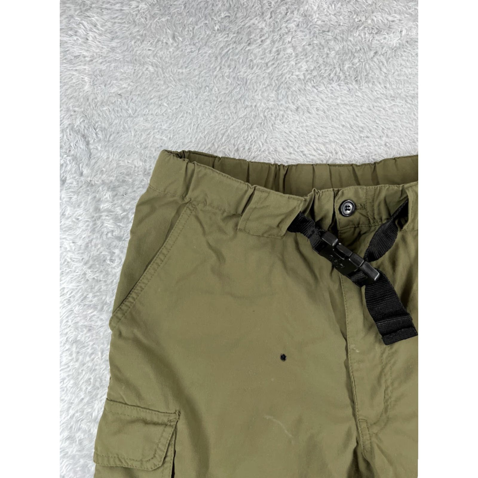 Vintage BOY SCOUTS OF AMERICA Cargo Shorts Men Small Green Nylon 30x6 Military Size US 29 - 4 Thumbnail