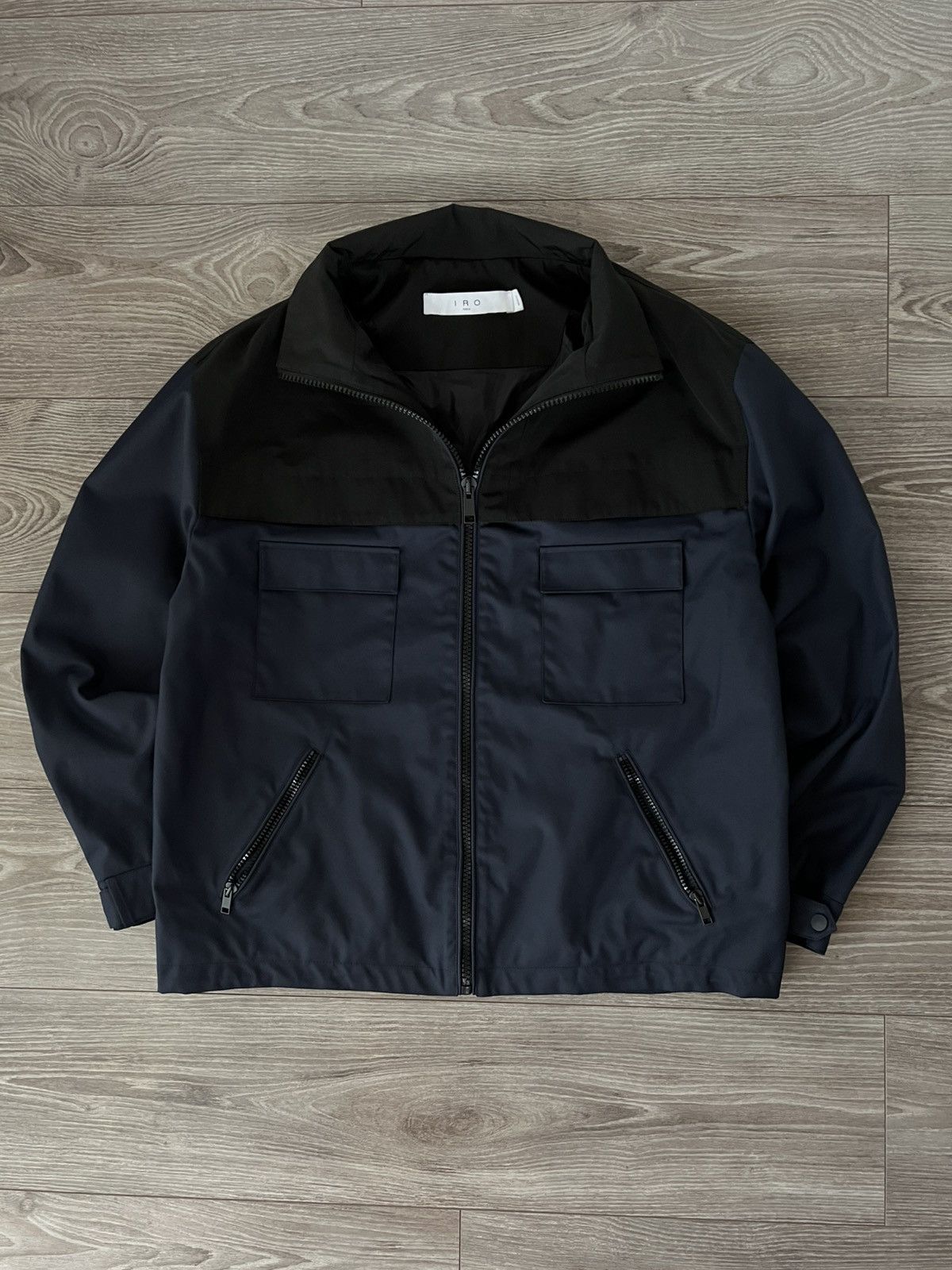 Iro IRO Spring /Summer 2022 Blue/Black Barnes Paris Jacket Size US M / EU 48-50 / 2 - 2 Thumbnail