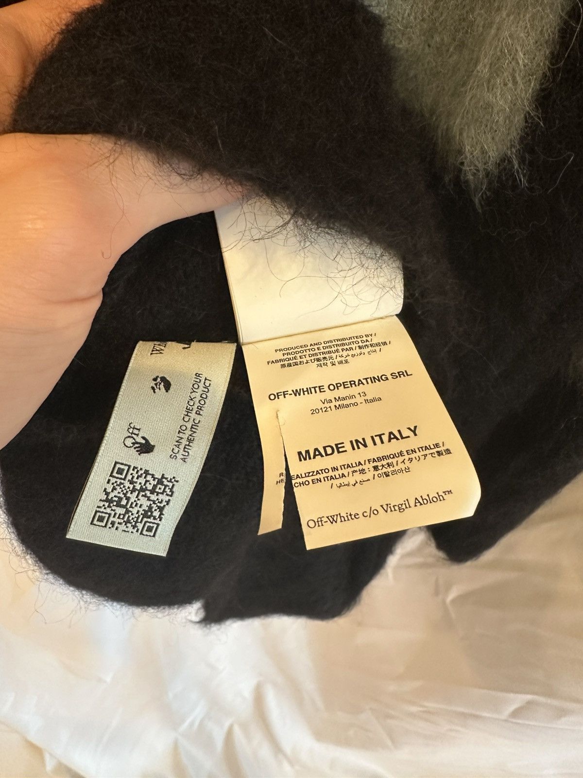 Off-White Off white black sweater Size US L / EU 52-54 / 3 - 10 Thumbnail