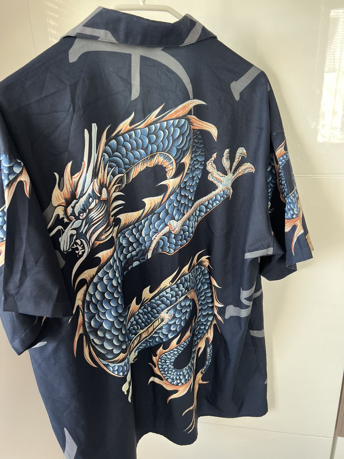 Affliction ‼️Archival Japanese Style Dragon Y2k Lite Weight Silk Tee‼️ Size US L / EU 52-54 / 3 - 7 Thumbnail