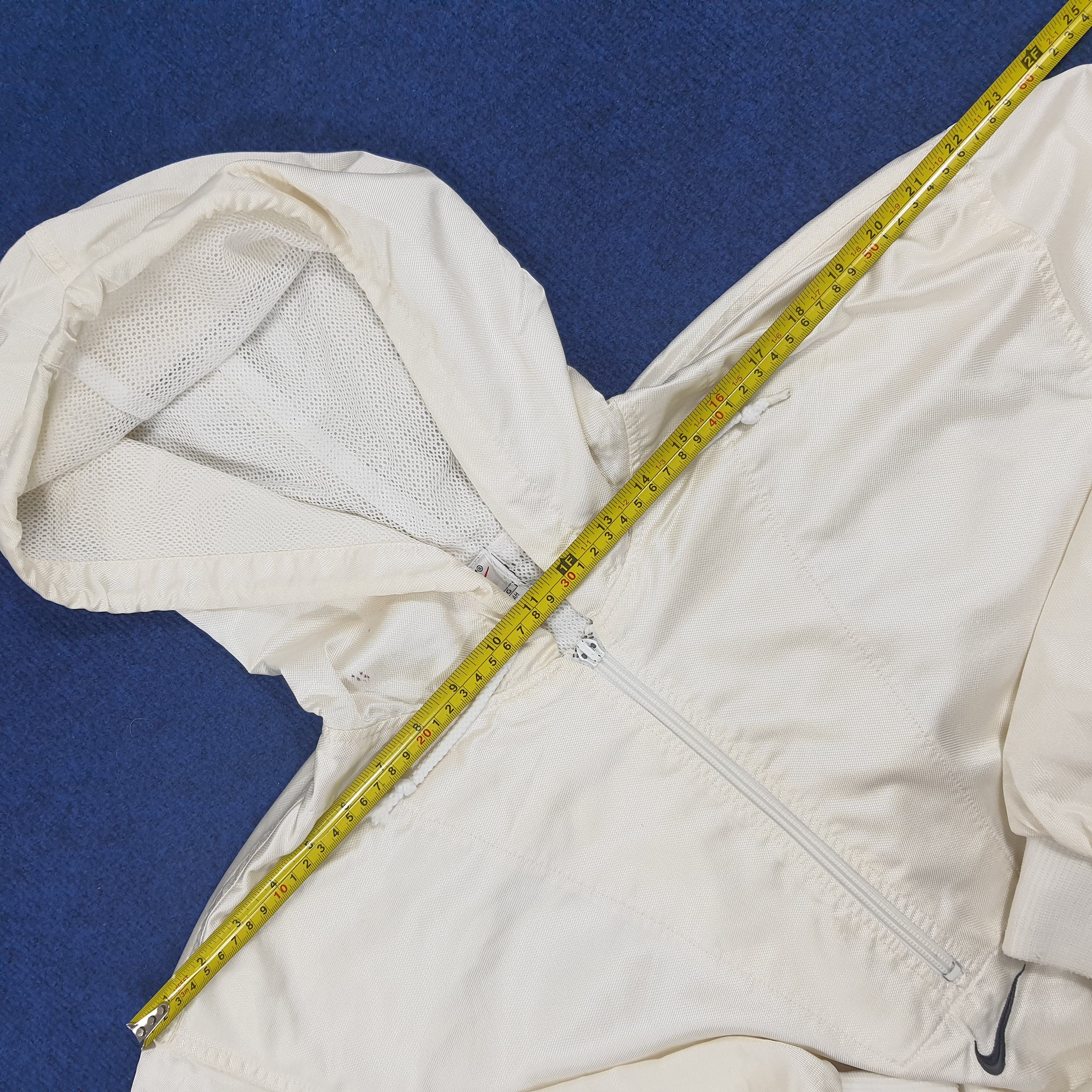 Nike × Vintage Vintage Nike Center Logo Embroidery Half Zipper Hoodie Size US XL / EU 56 / 4 - 12 Thumbnail