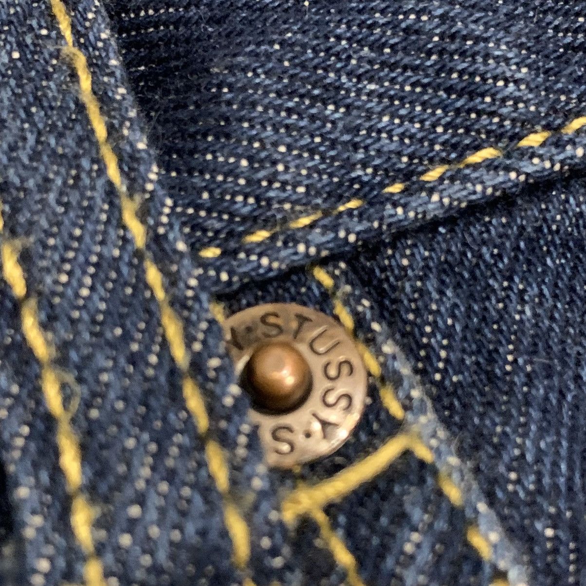 Stussy Vintage 2001 Old Stussy "Stand Firm" Rough & Rugged Jeans Size US 38 / EU 54 - 8 Thumbnail