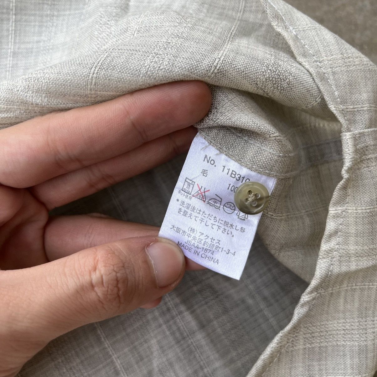 Kapital Kapital Style🔥 Kansai Yamamoto Short Sleeve Shirt – Grey Size US M / EU 48-50 / 2 - 5 Thumbnail