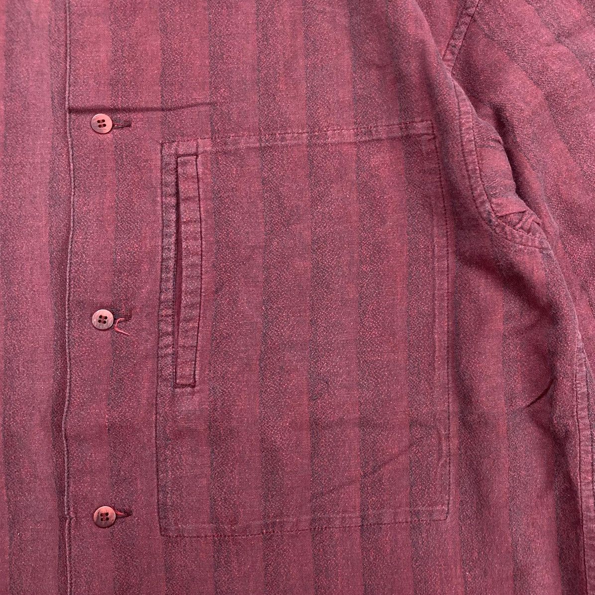 Issey Miyake Vintage Issey Miyake Men Mandarin Button Up Size US M / EU 48-50 / 2 - 5 Thumbnail