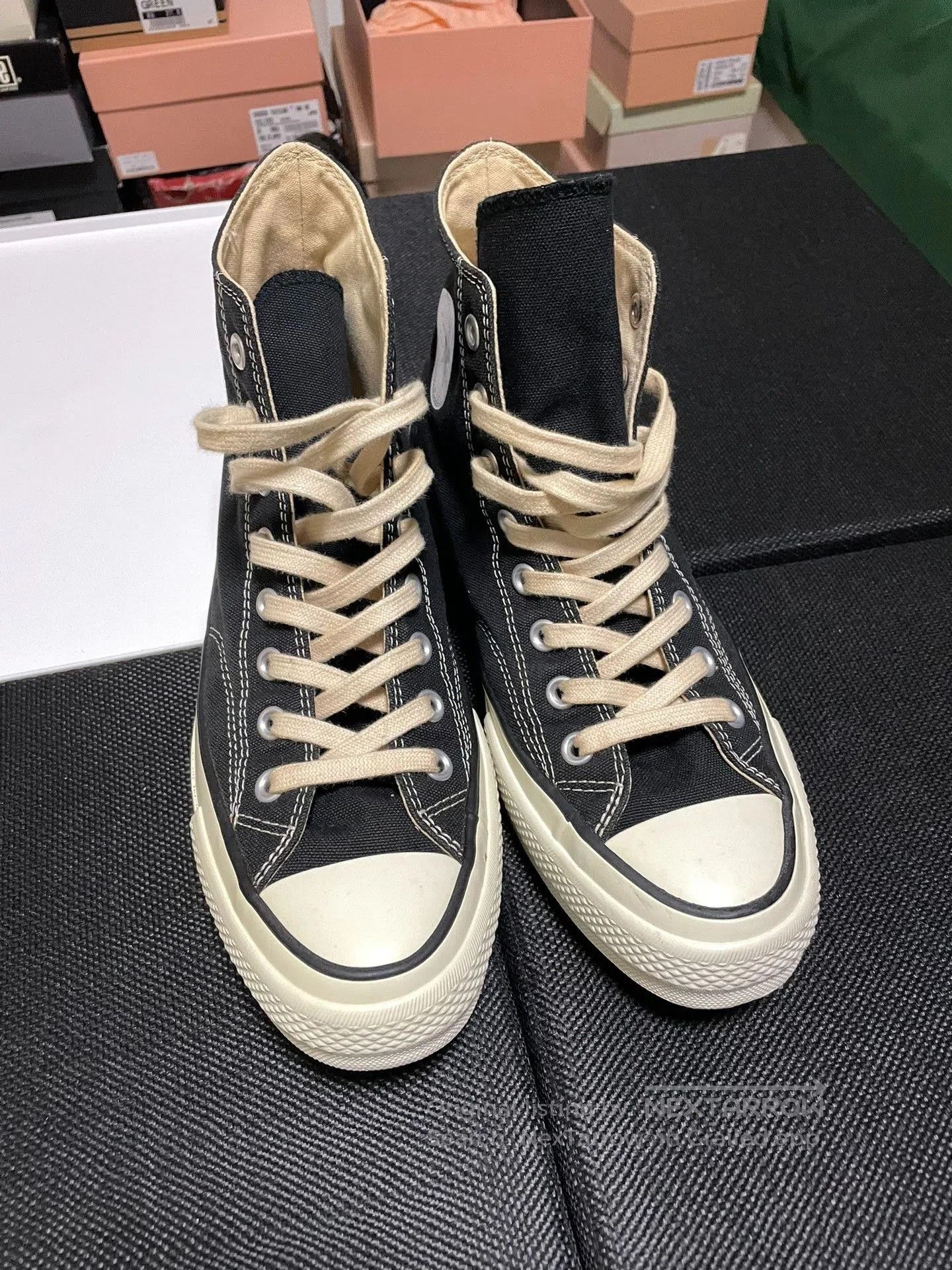 Converse Converse Addict 6J Black High Top. Size US 9 / EU 42 - 1 Thumbnail