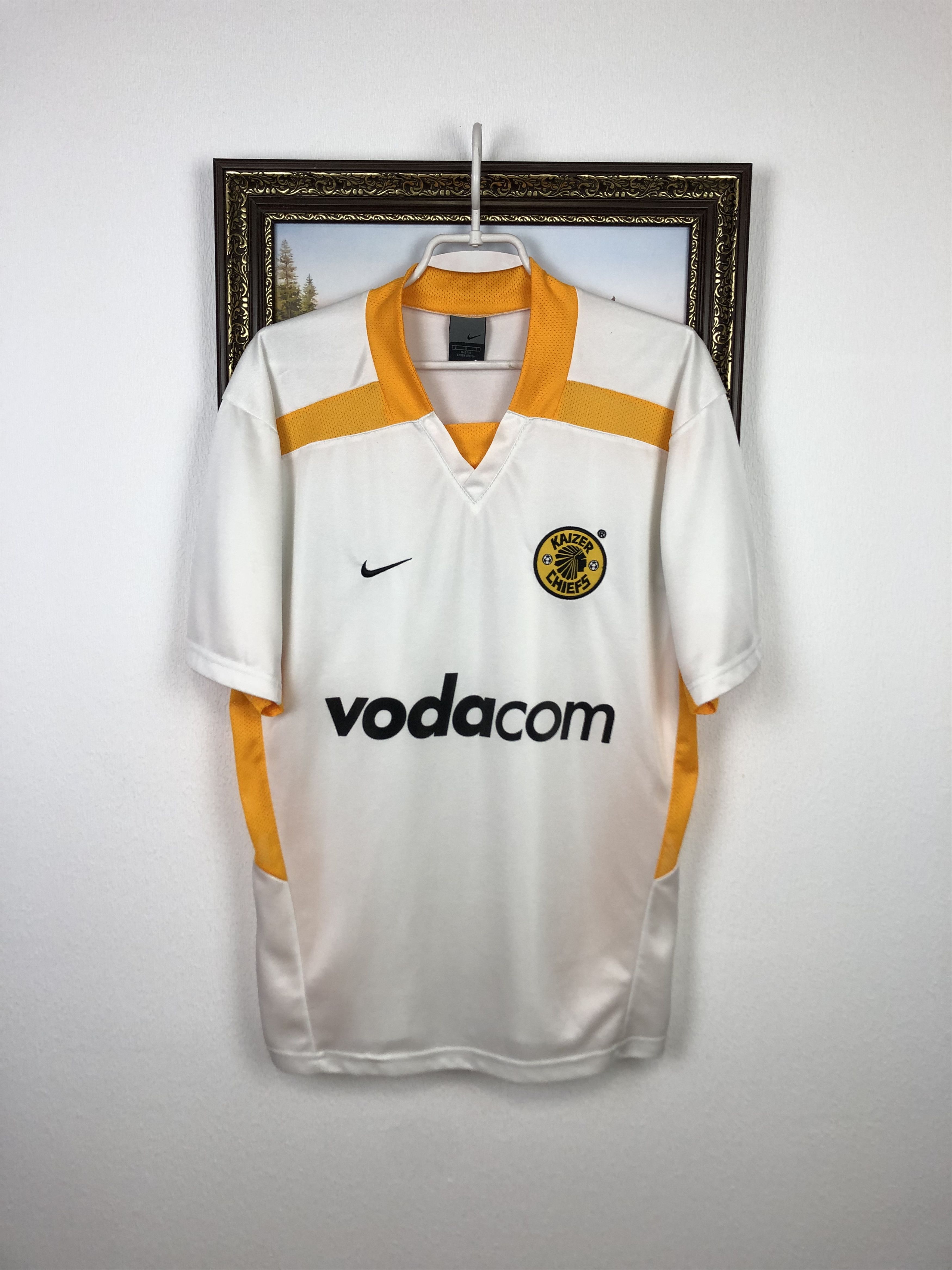 Nike Kaizer Chiefs Away football shirt 2007 Soccer Tee Jersey Size US M / EU 48-50 / 2 - 1 Thumbnail