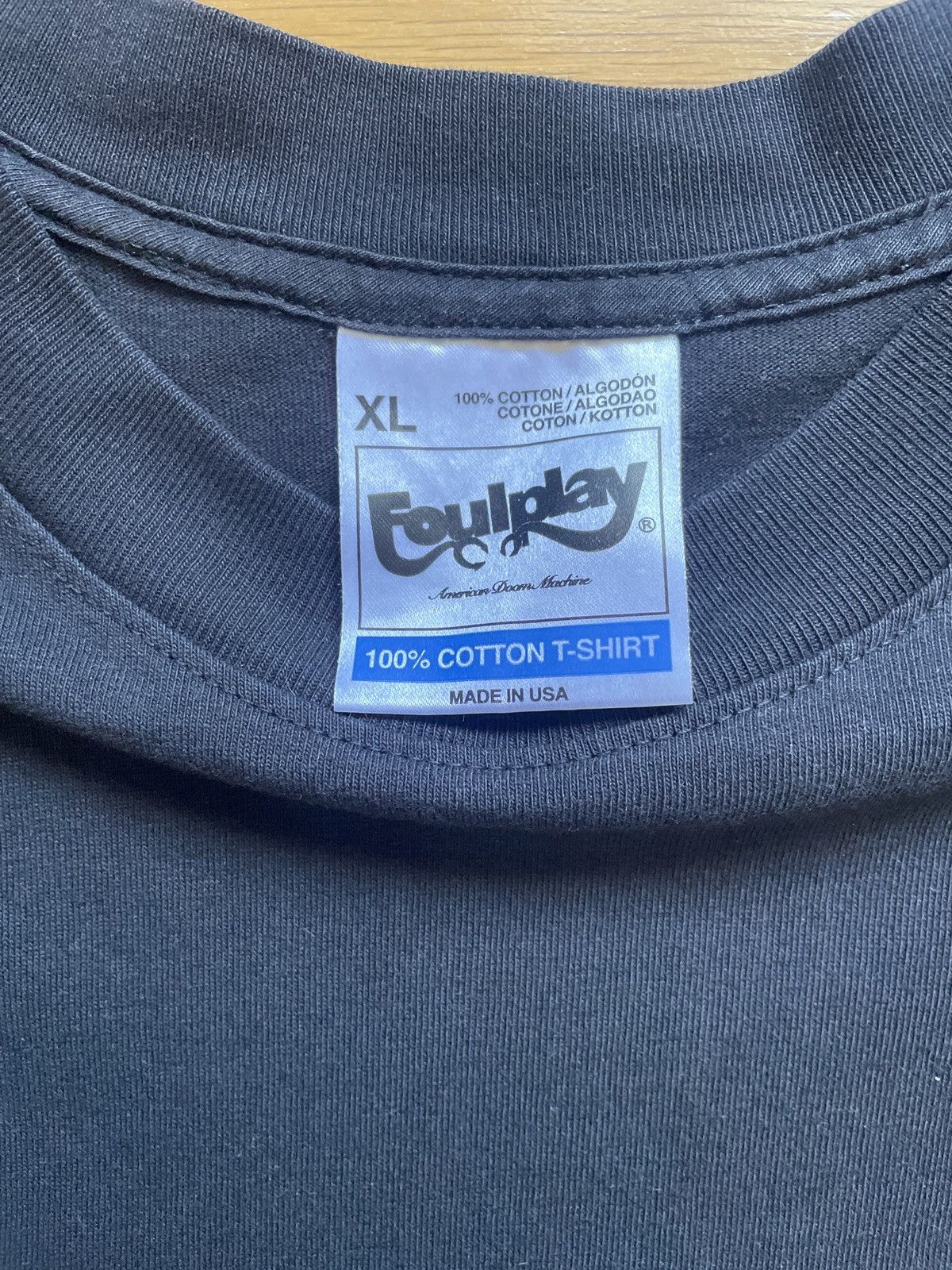 Foulplay Company Foulplay Black Pocket Tee Size US XL / EU 56 / 4 - 3 Thumbnail