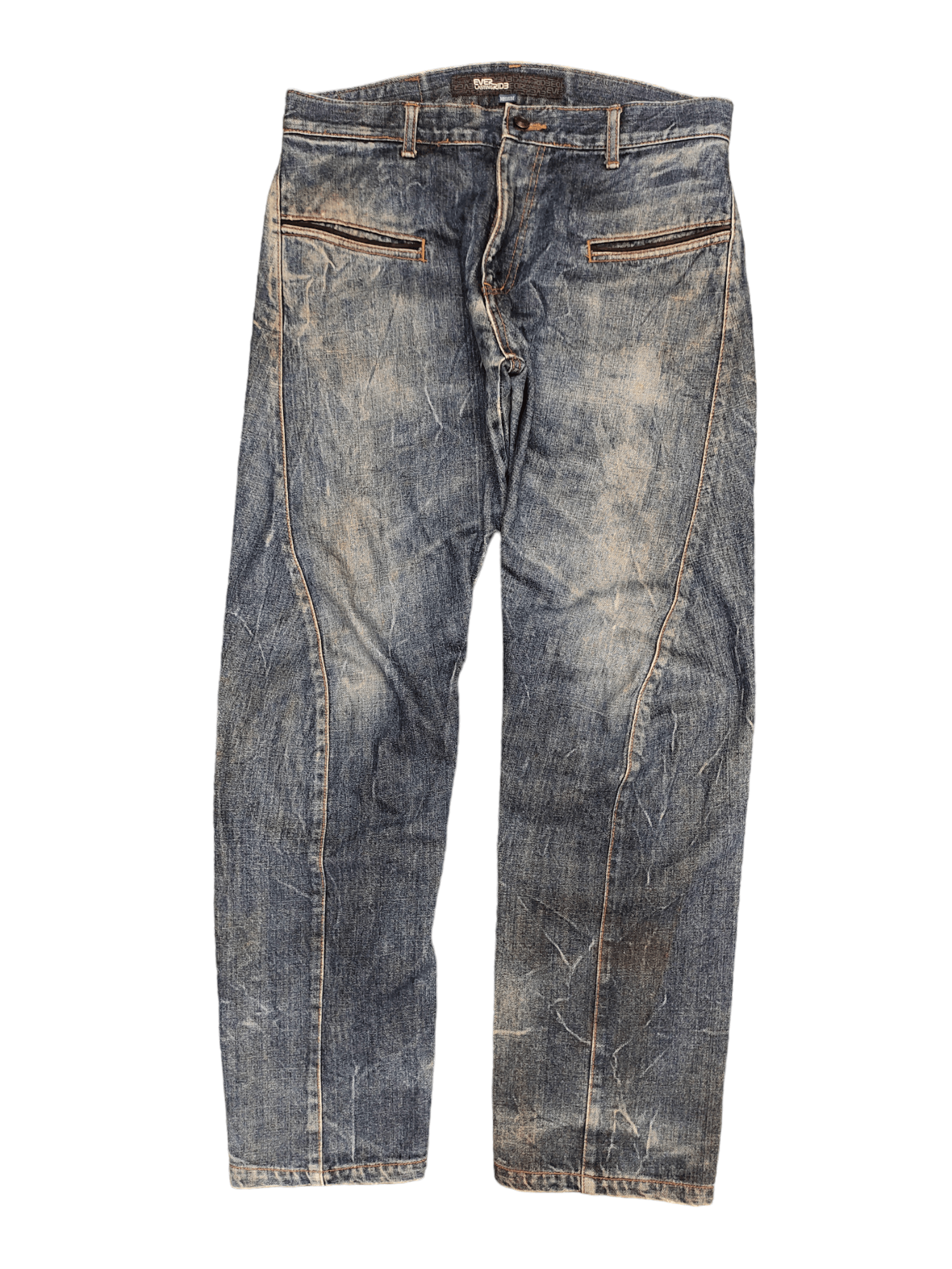 Japanese Brand Elr Japan Navajo Curved Denim Pants Ppfm Undercover Style Size US 34 / EU 50 - 9 Thumbnail