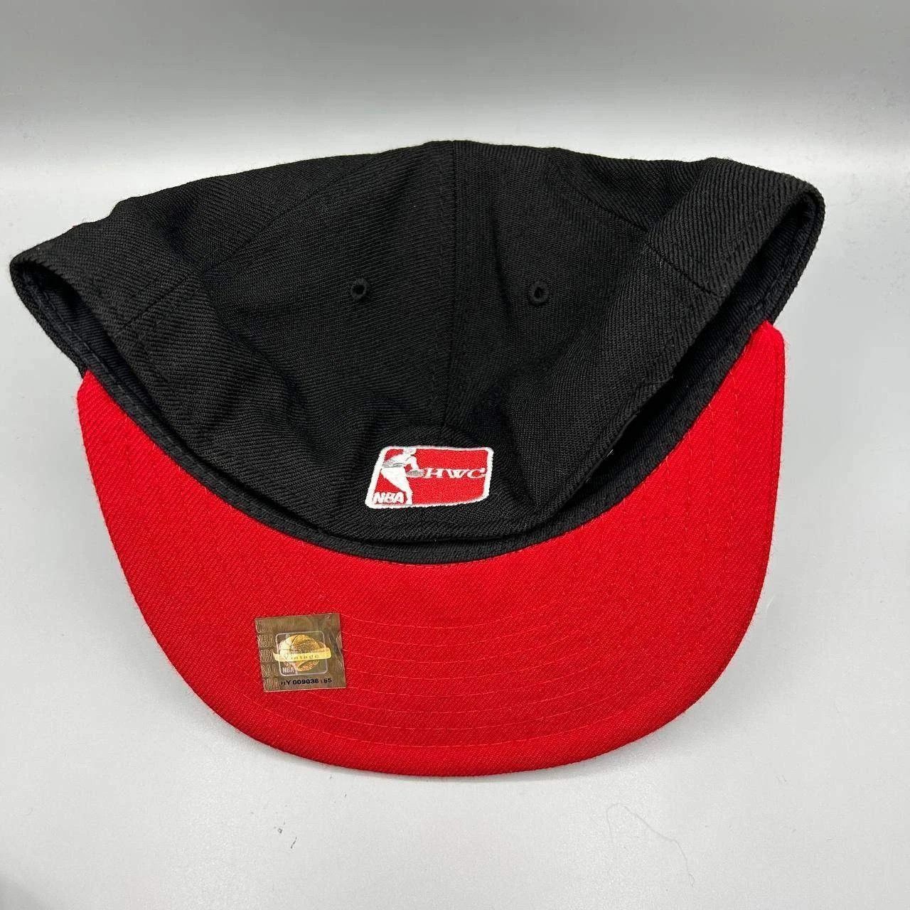 New Era Houston Rockets Hat Men 7 3/8 Embroidered HWC Fitted Wool Size ONE SIZE - 3 Thumbnail
