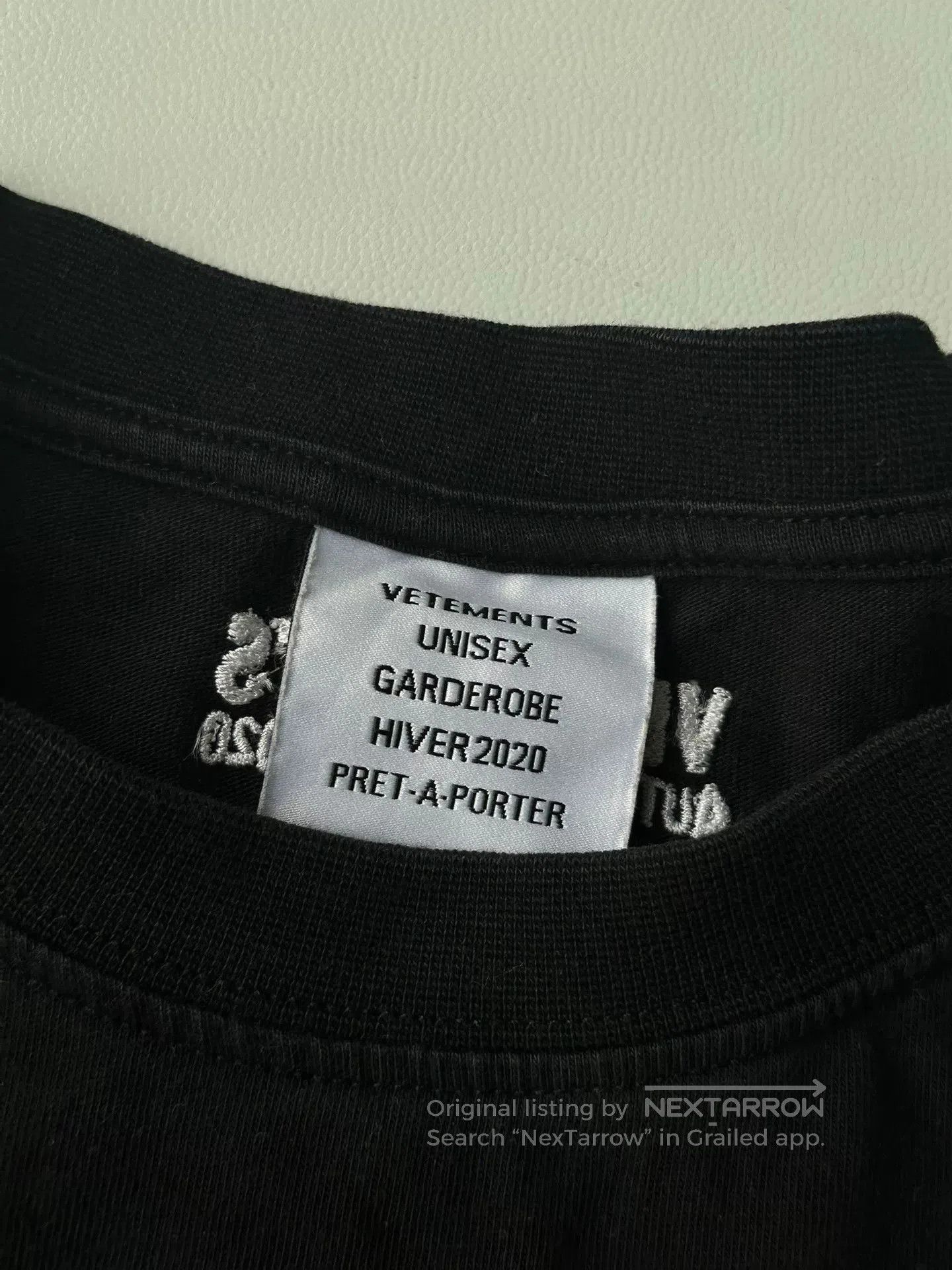 Vetements Vetements 19AW Warning Print Short Sleeve. Size US XS / EU 42 / 0 - 2 Thumbnail
