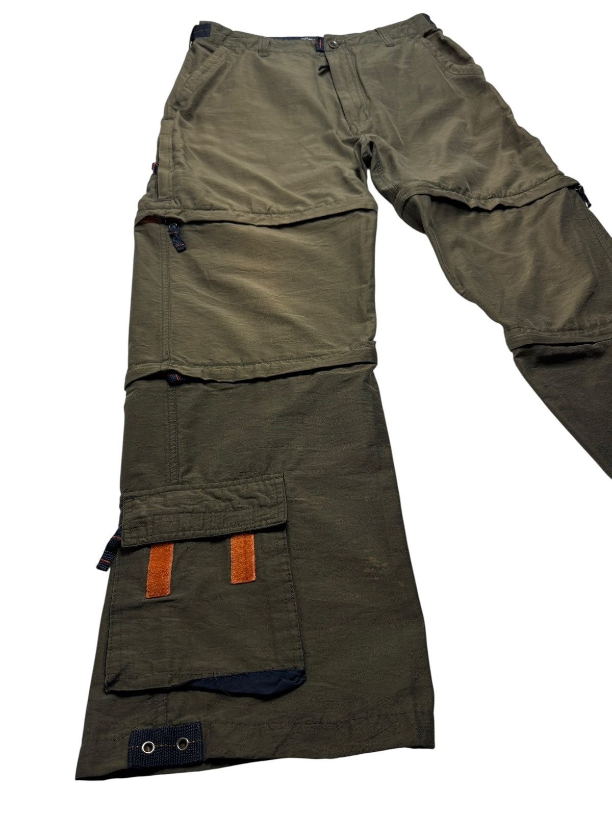 Vintage Vintage Y2K Olive No Boundaries Cargo Pants Shorts Size US 34 / EU 50 - 4 Thumbnail