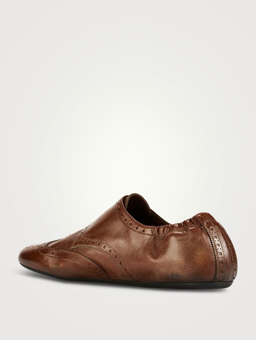 Prada Shuffle Leather Monk Strap Shoes Size US 9.5 / EU 42-43 - 4 Thumbnail