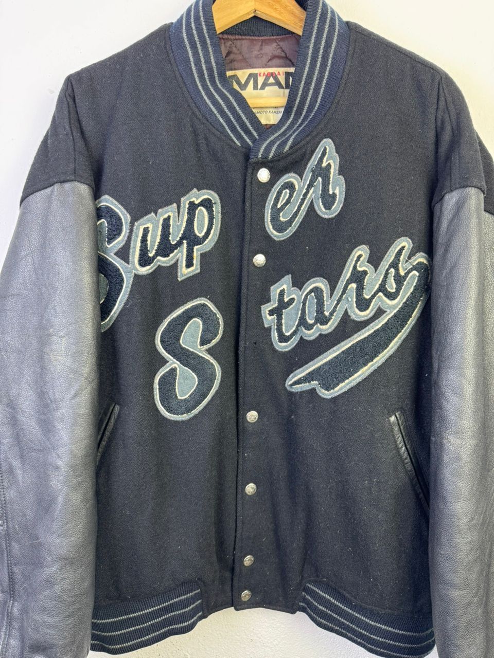 Kansai Yamamoto Vintage Kansai Yamamoto Kansai Man Varsity Wool Jacket Size US L / EU 52-54 / 3 - 6 Thumbnail