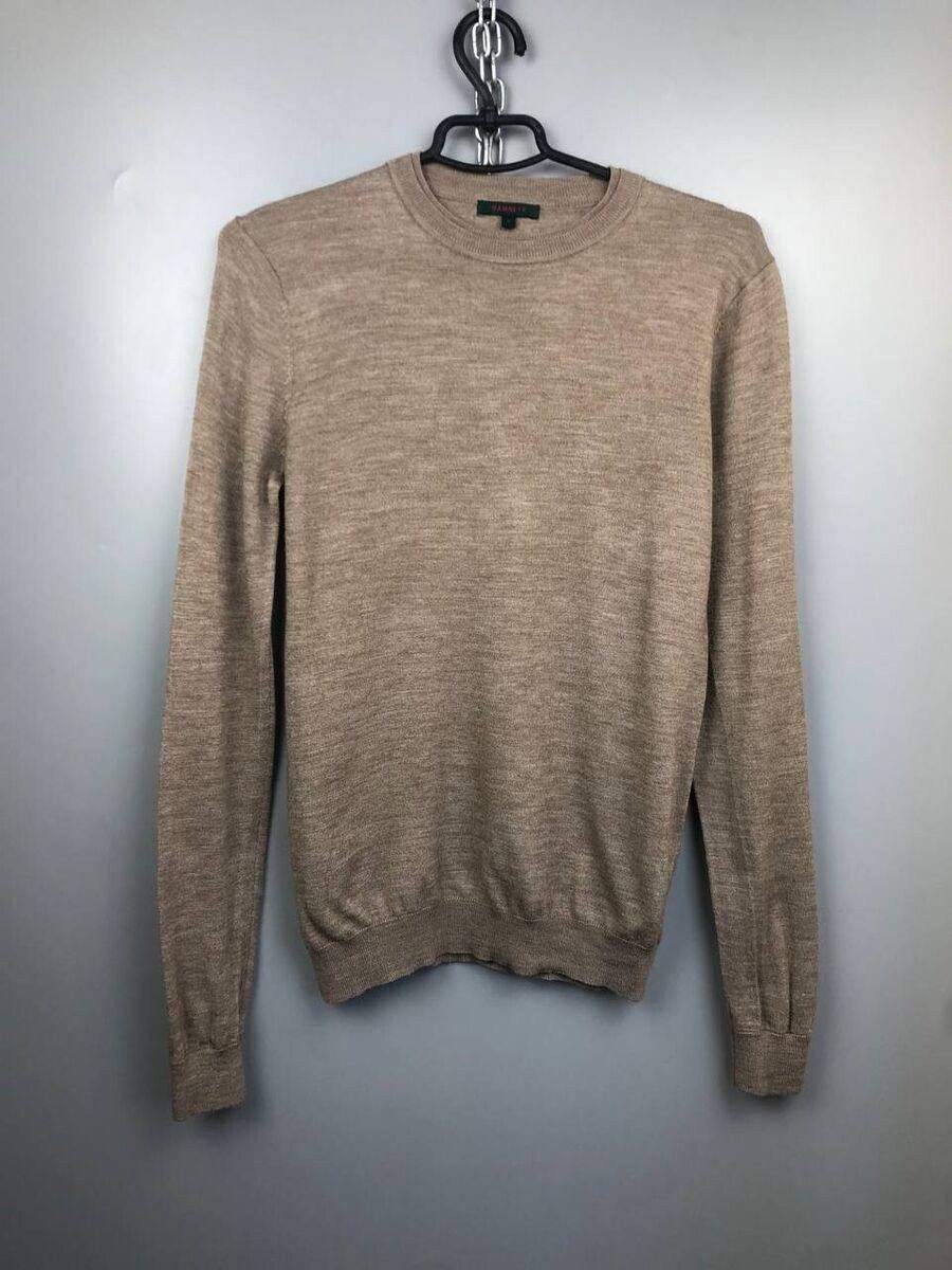 Katharine Hamnett London Hamnett London Crew Neck Merino Wool Long Sleeve Turquoise Size US S / EU 44-46 / 1 - 1 Thumbnail