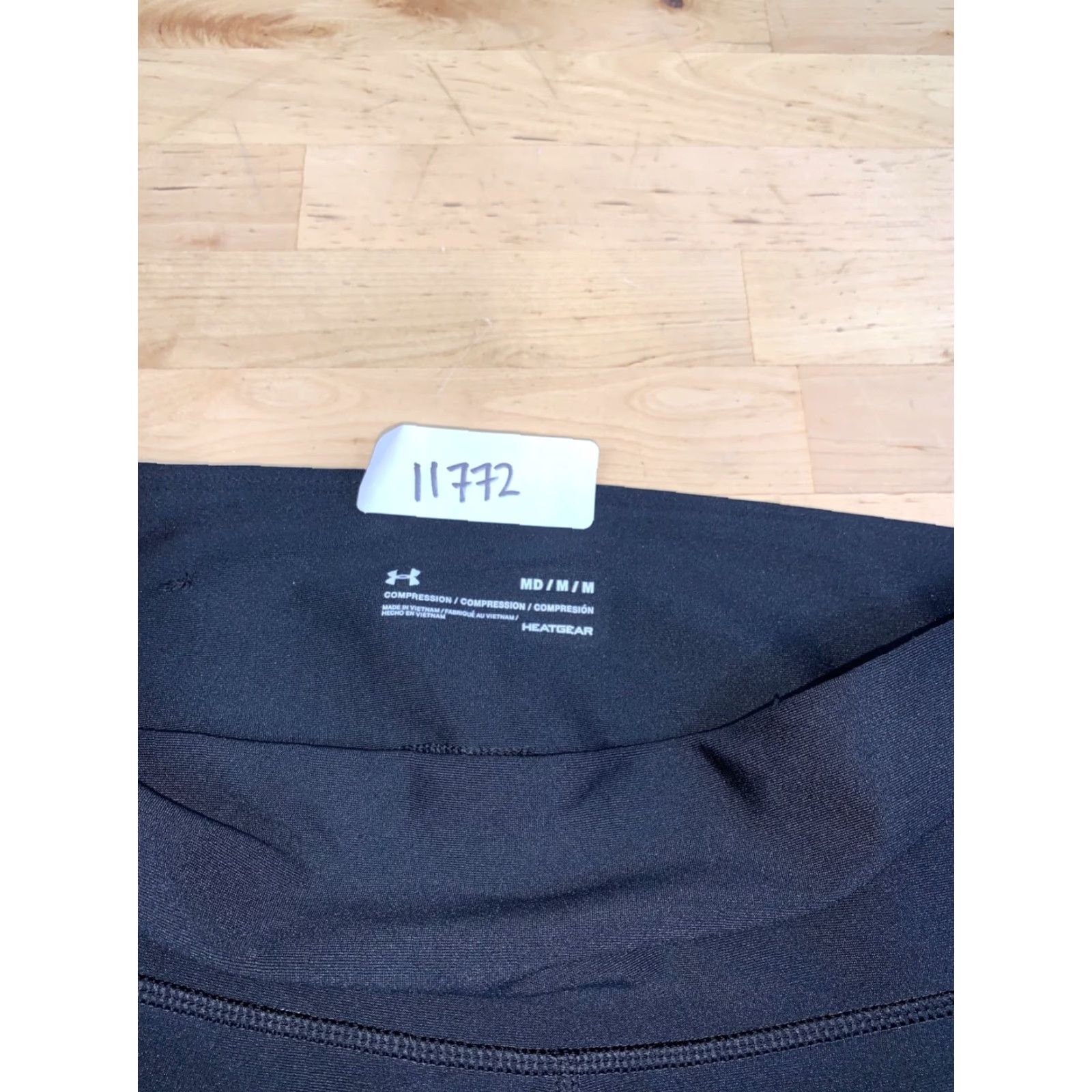 Under Armour Under armour HeatGear Leggings Womens M Black Activewear Gym Running 11772 Size 32" / US 10 / IT 46 - 2 Thumbnail