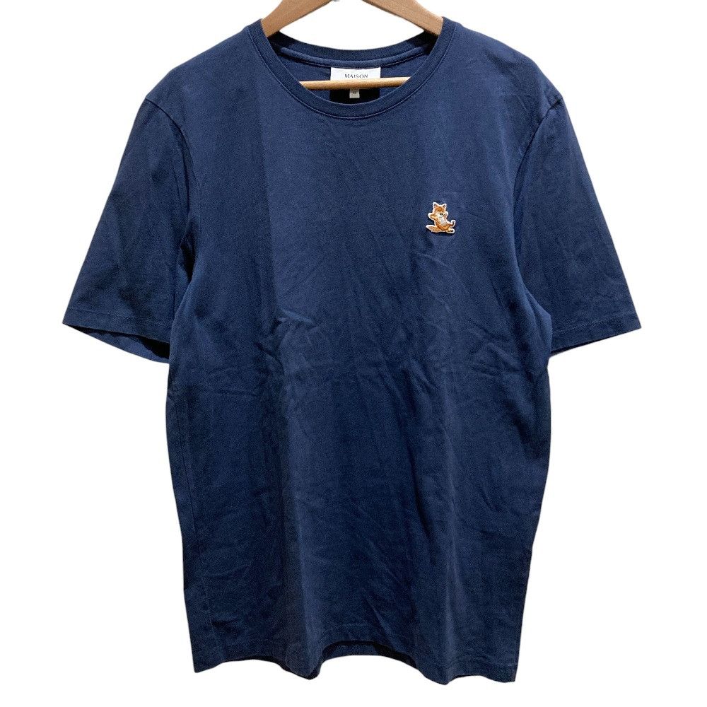 Maison Kitsune Maison Kitsune Maison Kitsuné Chillax Fox Embroidery Patch Logo T-shirt Cotton T-shirt Textile T-Shirts LM00110KJ0008 DUTY FREE for USA Size ONE SIZE - 1 Thumbnail