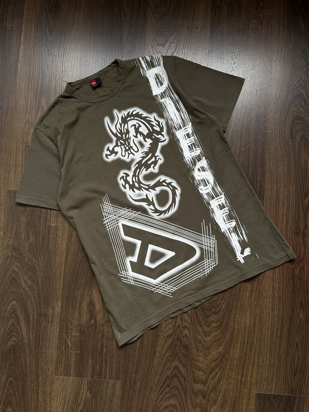 Affliction × Diesel × Vintage Vintage Retro Y2K Diesel Tee Tshirt Affliction Style XXL Size US XXL / EU 58 / 5 - 1 Thumbnail