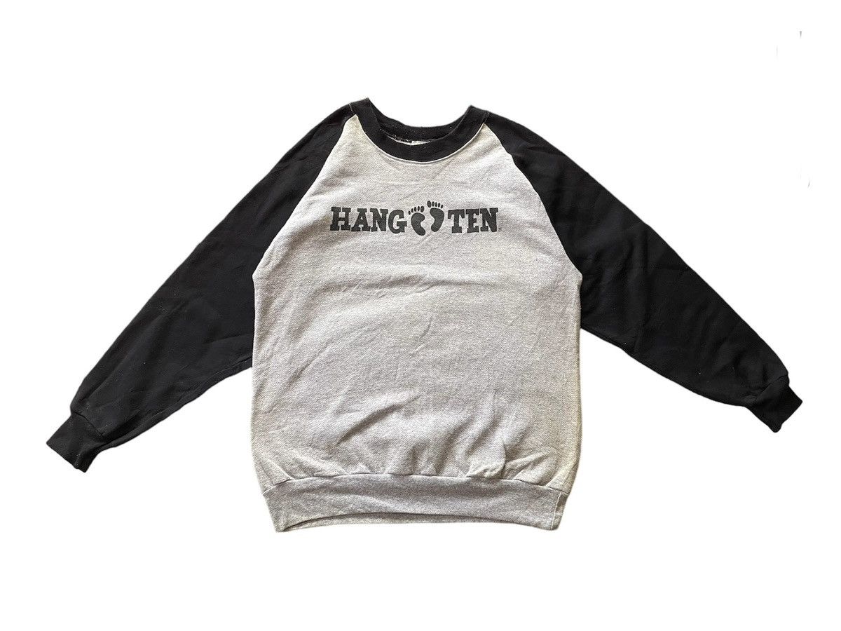 Hang Ten Vintage Hang Ten Raglan Sweater Crewneck Size US M / EU 48-50 / 2 - 1 Thumbnail