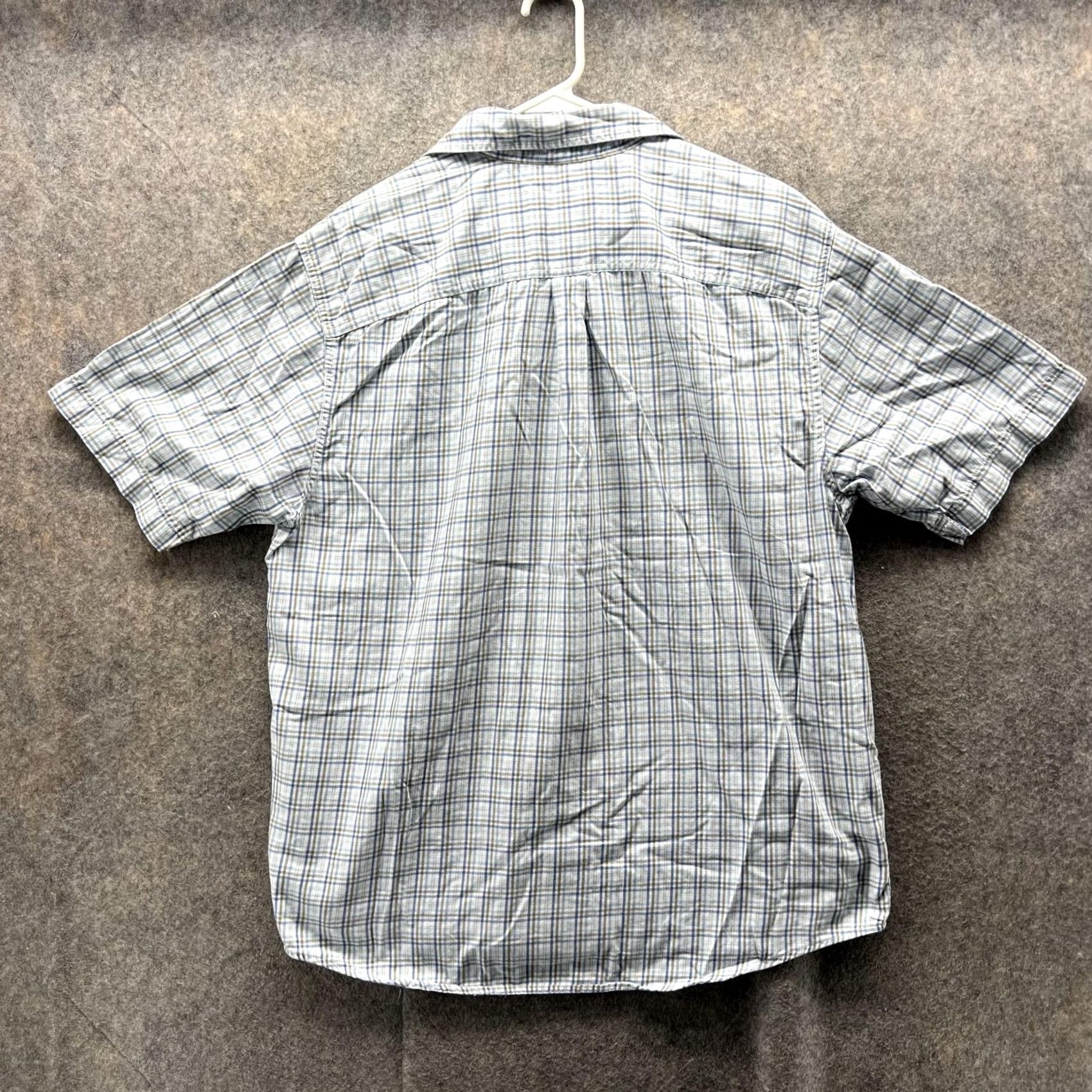 Eddie Bauer VINTAGE Eddie Bauer Shirt Men Large White Grey Button Down Relaxed Plaid Glen Check Shirt Ladies? Size US L / EU 52-54 / 3 - 2 Thumbnail
