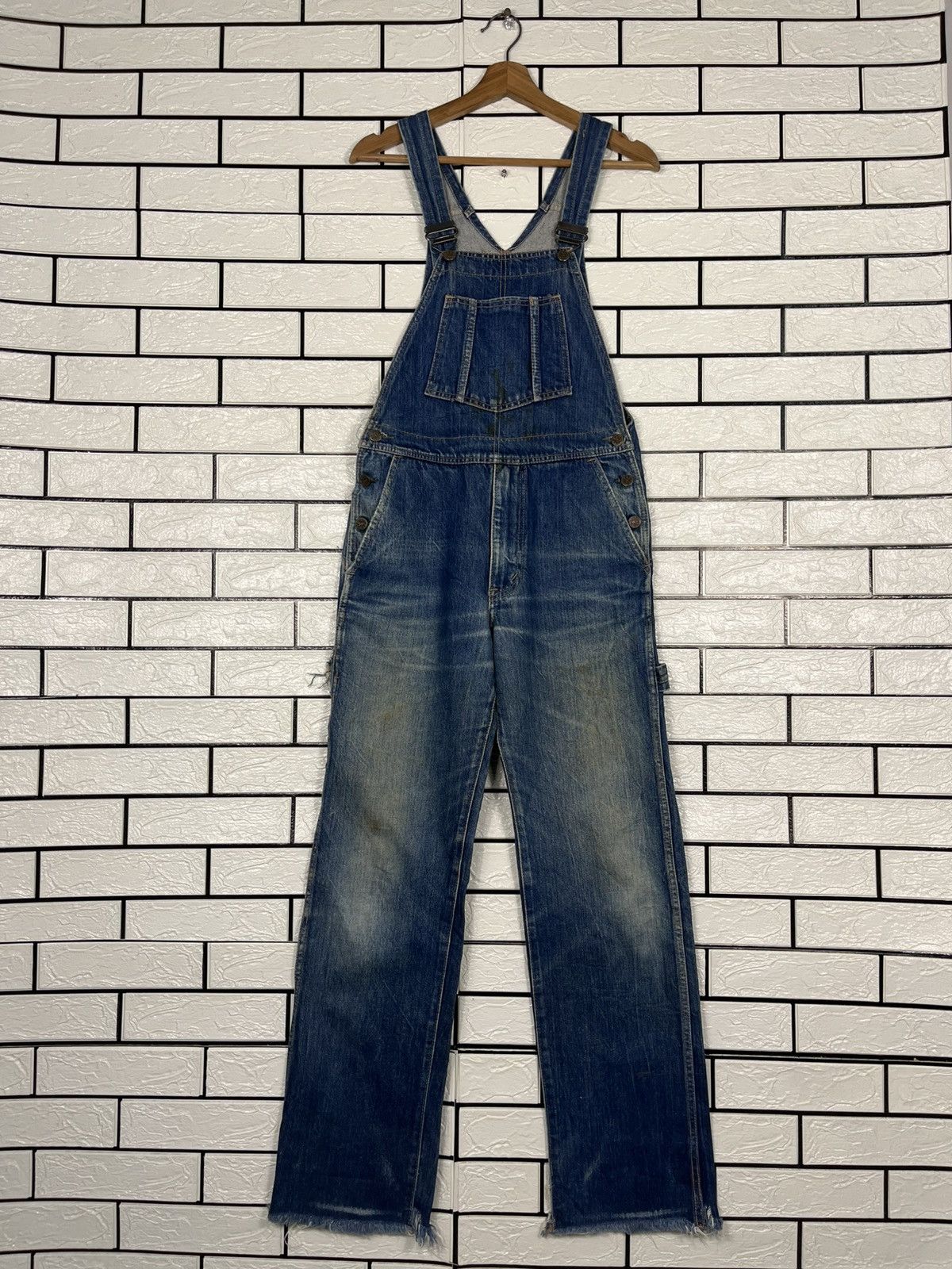 American Apparel Vintage Bobson Western Denim Overall Size US 30 / EU 46 - 1 Thumbnail